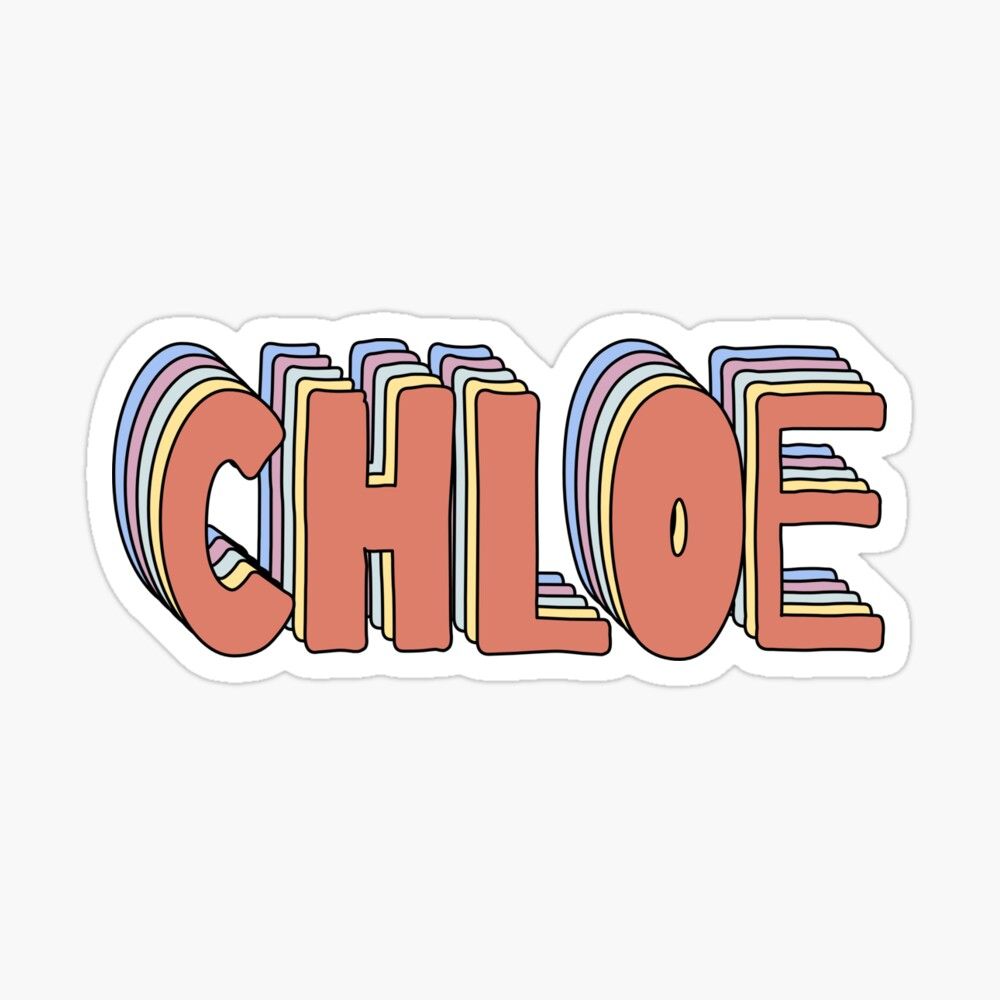 1000x1000 Chloe Name Greeting Card