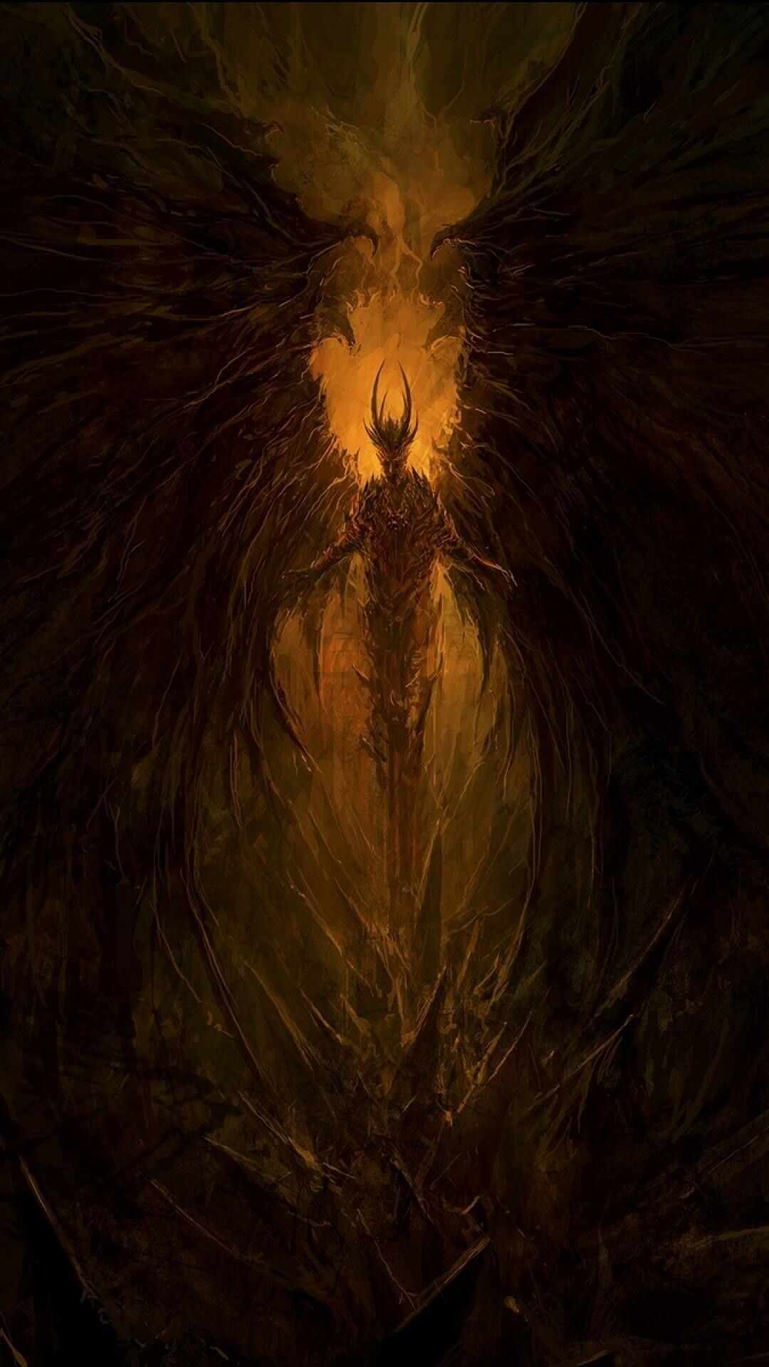 1080x1920 Most Popular Diablo Devil Demons Evil Halloween Face Scary Wallpaper