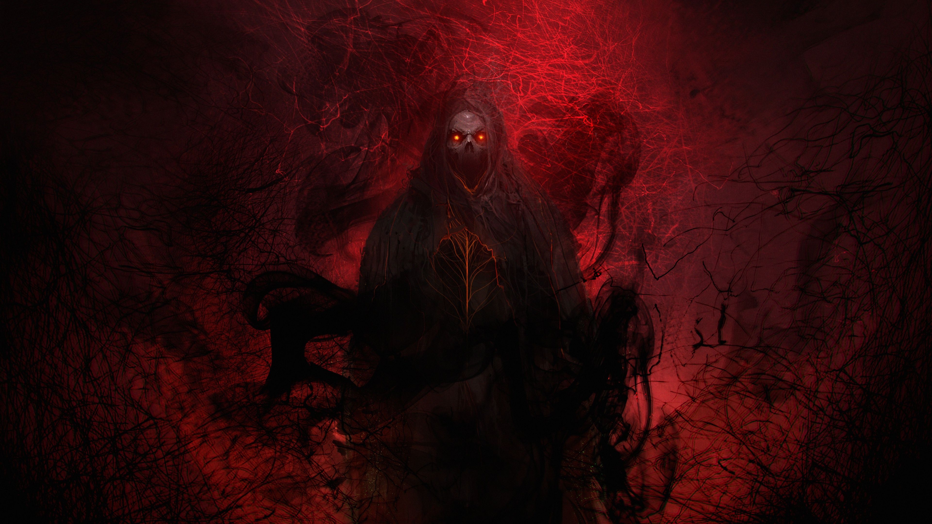 3840x2160 Devil Eyes 4k Wallpaper