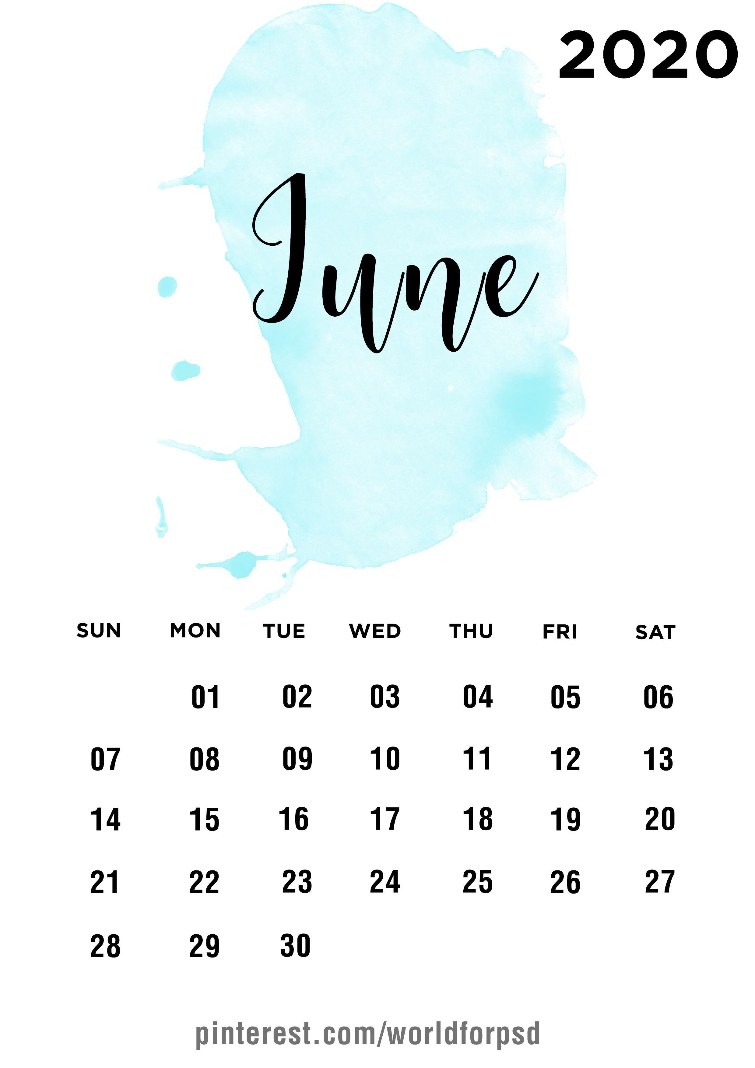 June 2020 Calendar Wallpapers - Top Free June 2020 Calendar Backgrounds 