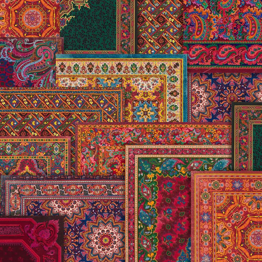1000x1000 Persia mural wallpaper by Back to the Wall To The Wall