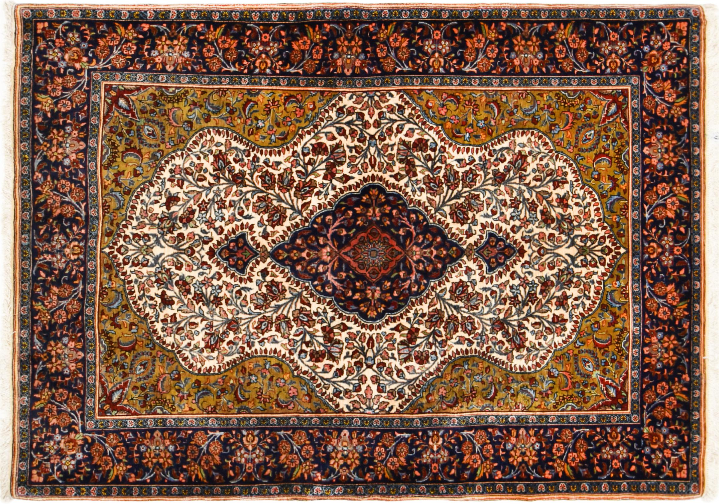 2400x1683 Tabriz Persian carpet 6'11x5'0 ft
