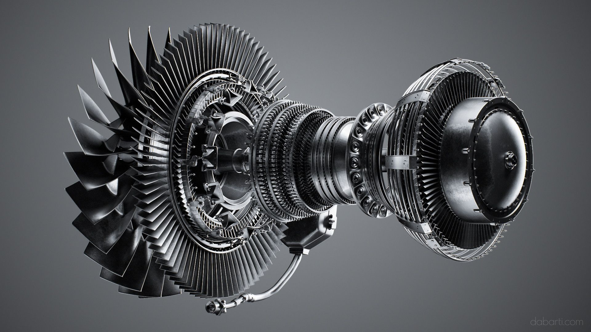1920x1080 Turbine Engine Wallpaper