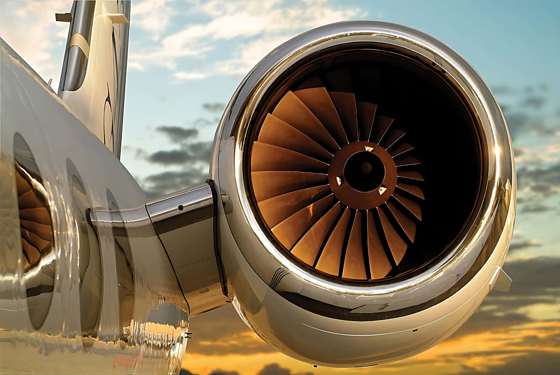 1920x1285 Download Close Up View Of A Powerful Jet Engine Wallpaper