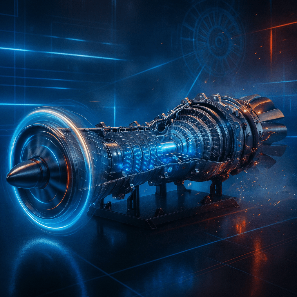 1024x1024 ENGINEKITOR GE J79 1 24 Turbojet Engine Model Military Engine Kit Your Own Turbofan Engine