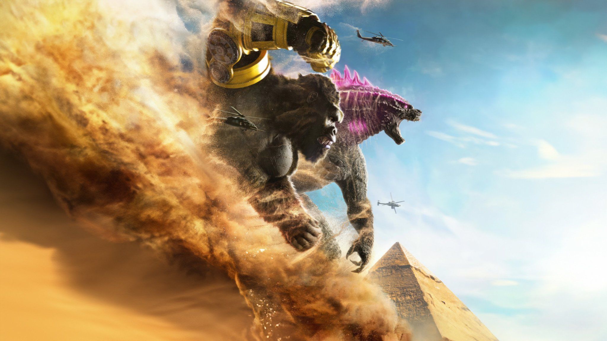 2048x1152 Customize your Desktop & Phone with these Godzilla x Kong textless wallpaper!. Godzilla Minus Zero News