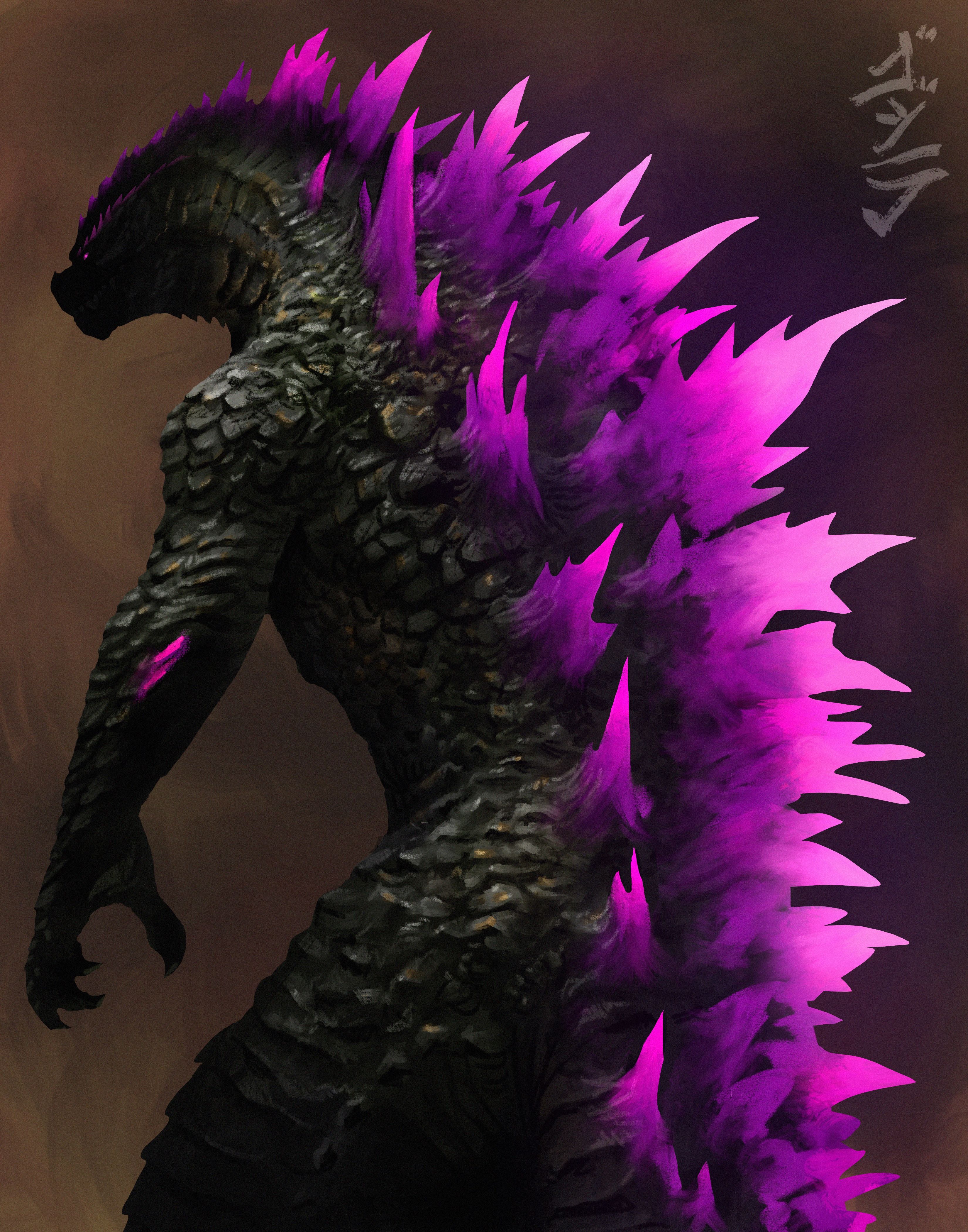 3300x4200 Godzilla Evolved by Demplex on Newgrounds