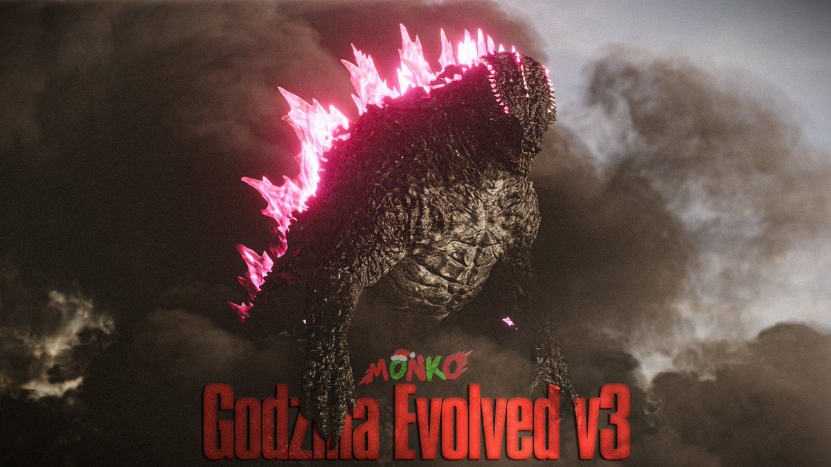 1200x675 Merry Christmas everyone <3 Here's Godzilla Evolved v3