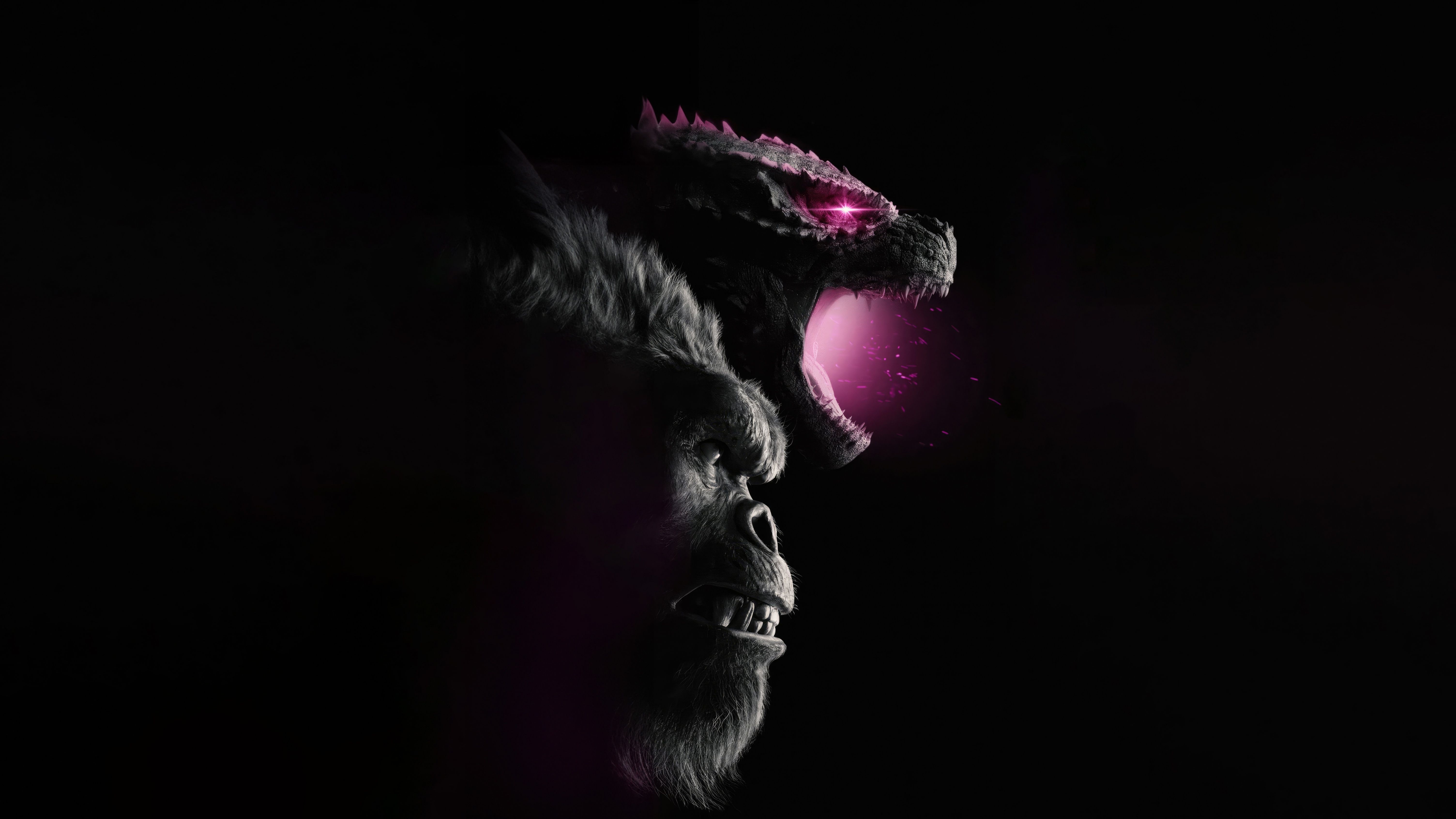 6016x3384 Godzilla x Kong: The New Empire Wallpaper 4K, AMOLED, 5K, 8K