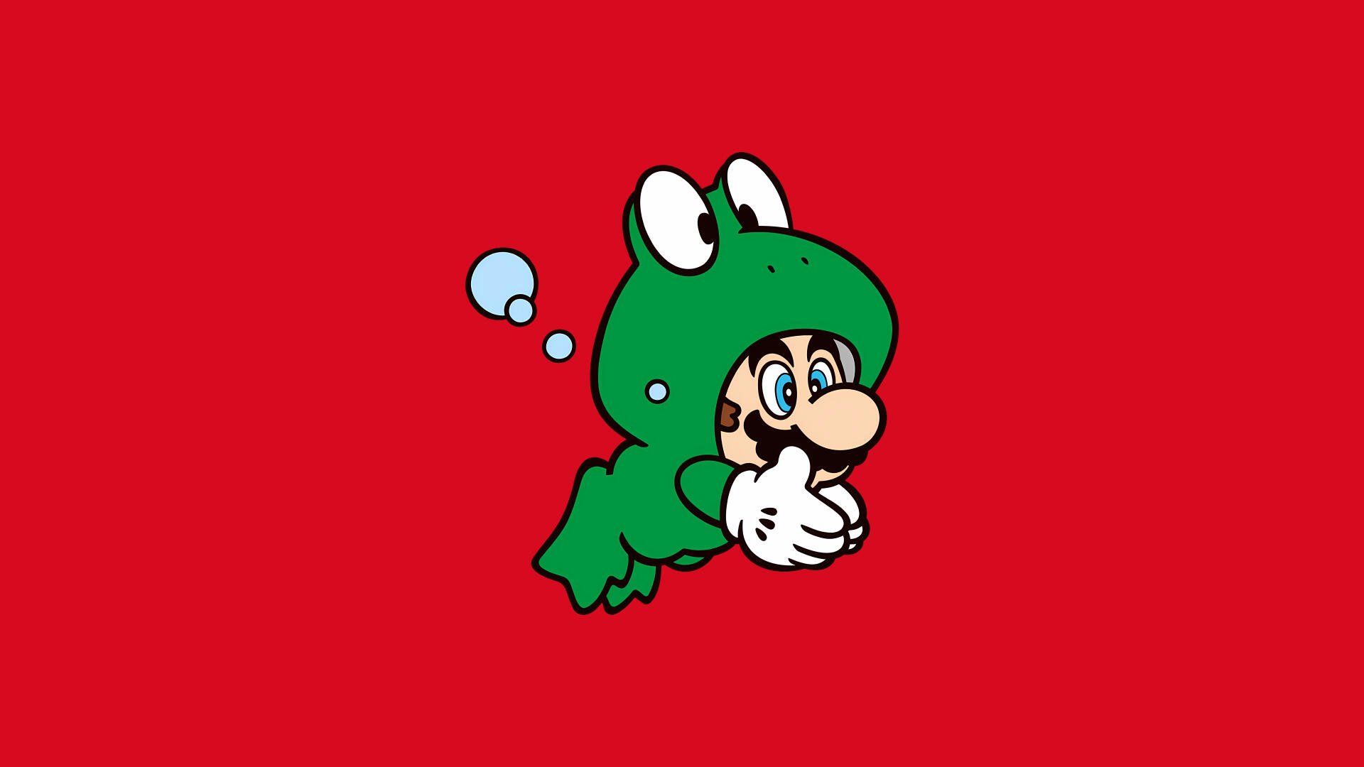 1920x1080 Super Mario Frog Suit Adventure 4K Ultra HD Wallpaperx2160