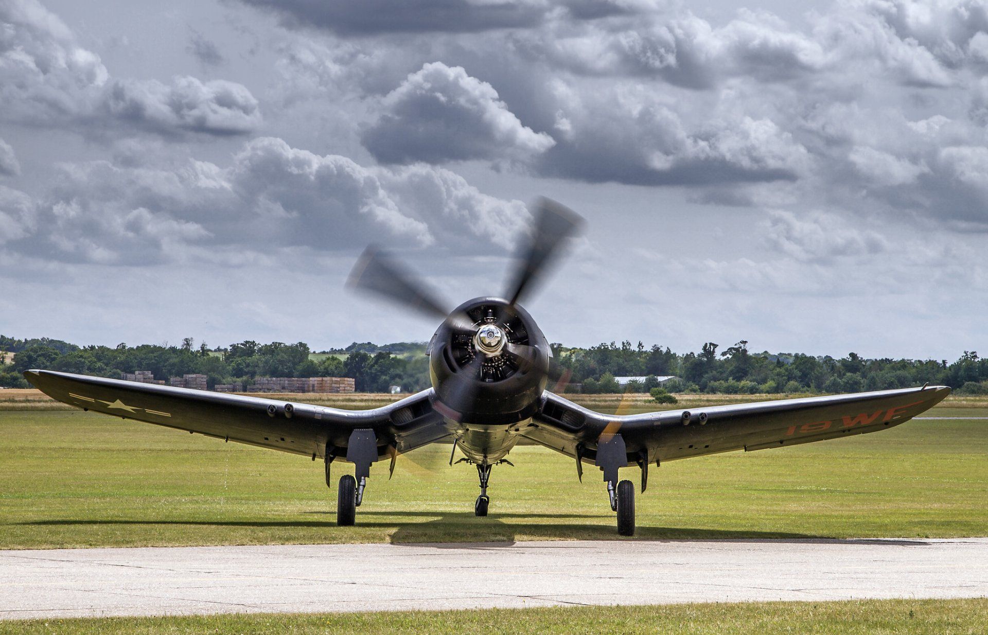 1920x1234 Vought F4U Corsair Military Warplane HD Wallpaper in Flight Ready Stancex1316