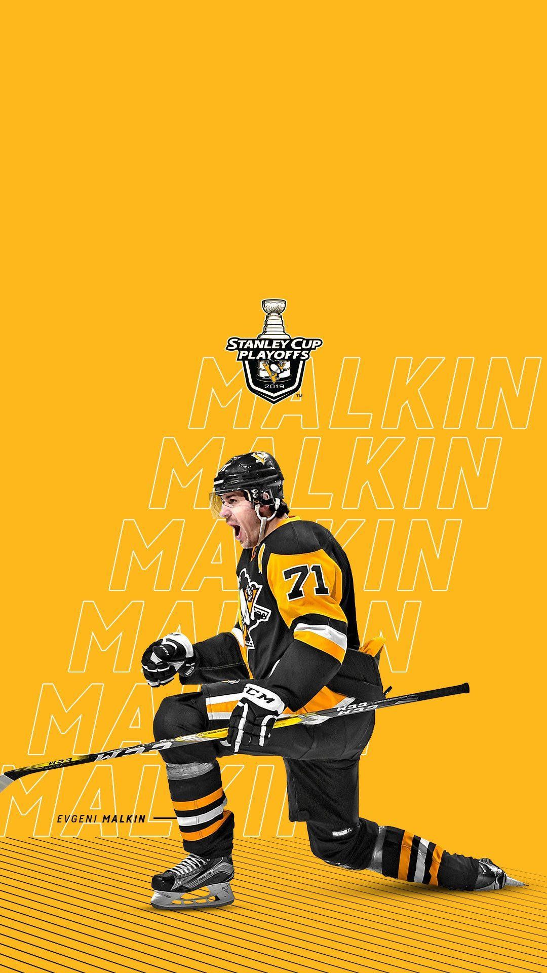 1080x1920 Download Evgeni Malkin Pittsburgh Penguins Aesthetic Screensaver Wallpaper