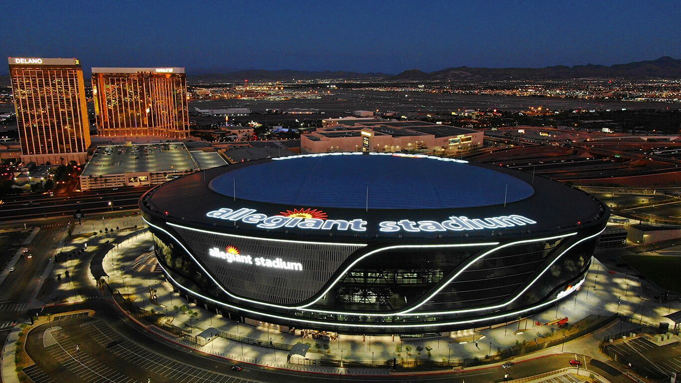1366x768 Allegiant Stadium Wallpaper