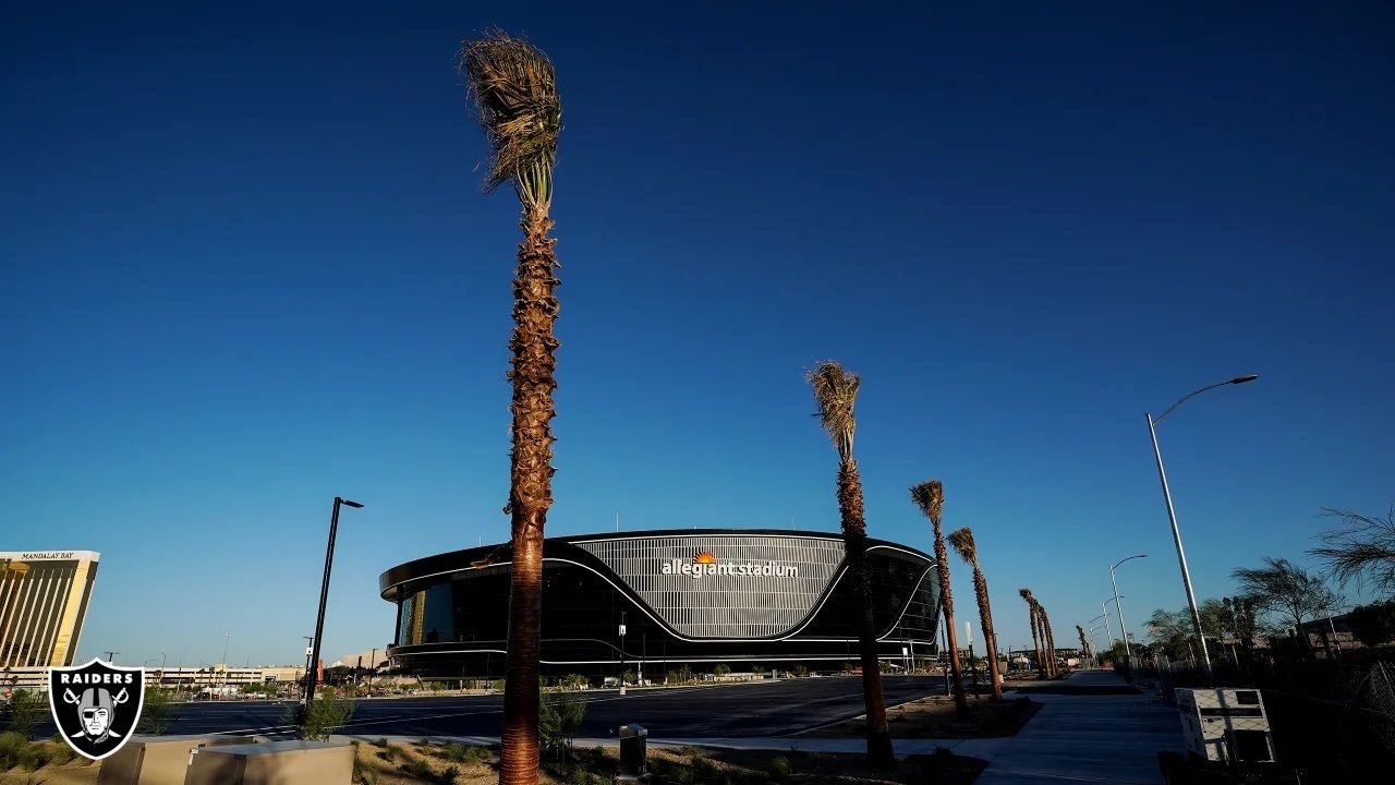 1280x720 Las Vegas Raiders release stunning photo of Allegiant Stadium's progress