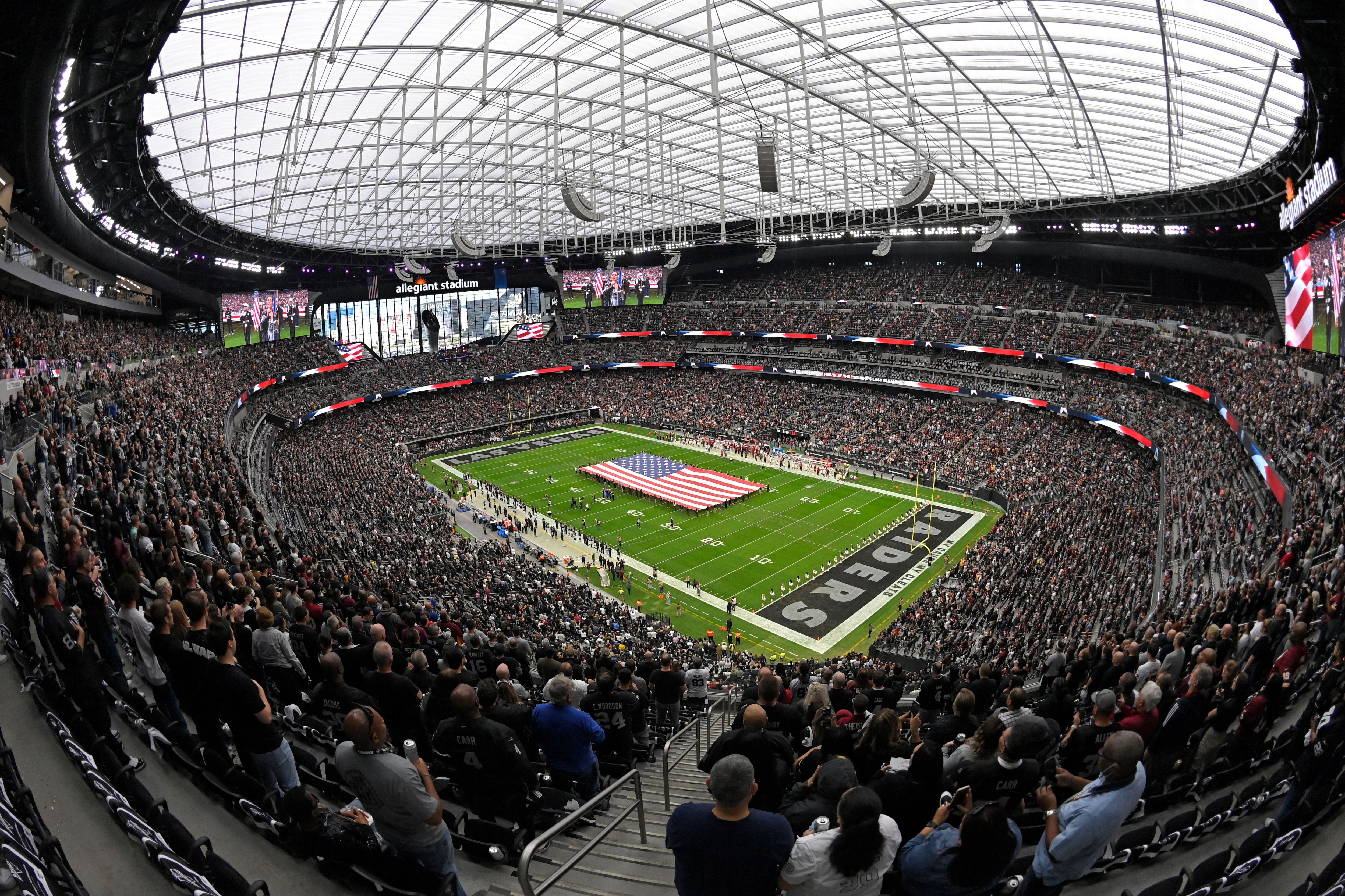 5000x3333 Las Vegas Raiders' Allegiant Stadium Reportedly Will Host Super Bowl LVIII in 2024