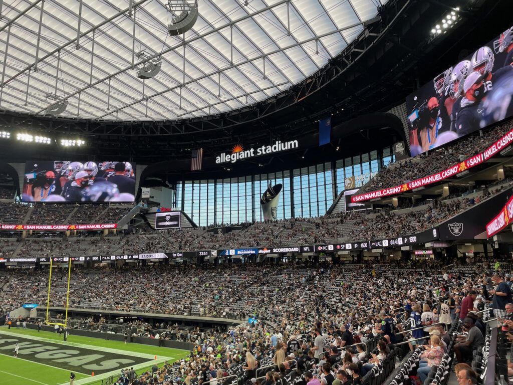 1024x768 Allegiant Stadium Welcomes Raiders Fans With Solid Wi Fi Tech Report