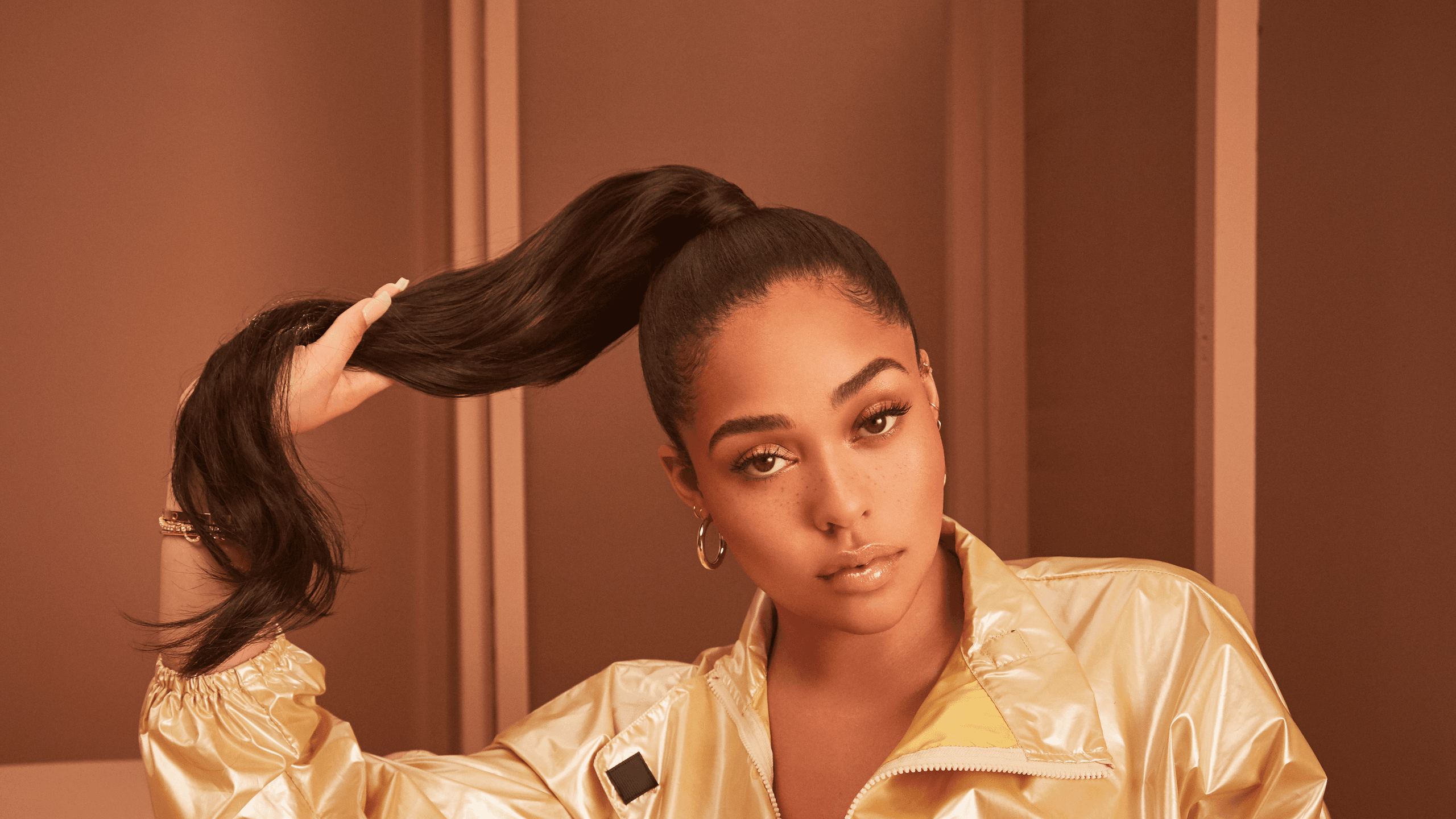 2560x1440 Jordyn Woods Partners With Easilocks for Hair Extensions Collection