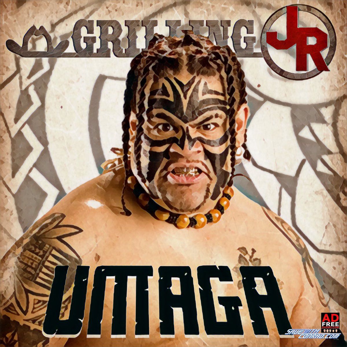 1200x1200 Not just another pretty face! The story of #Umaga the Samoan Bulldozer on the new ⁦ podcast