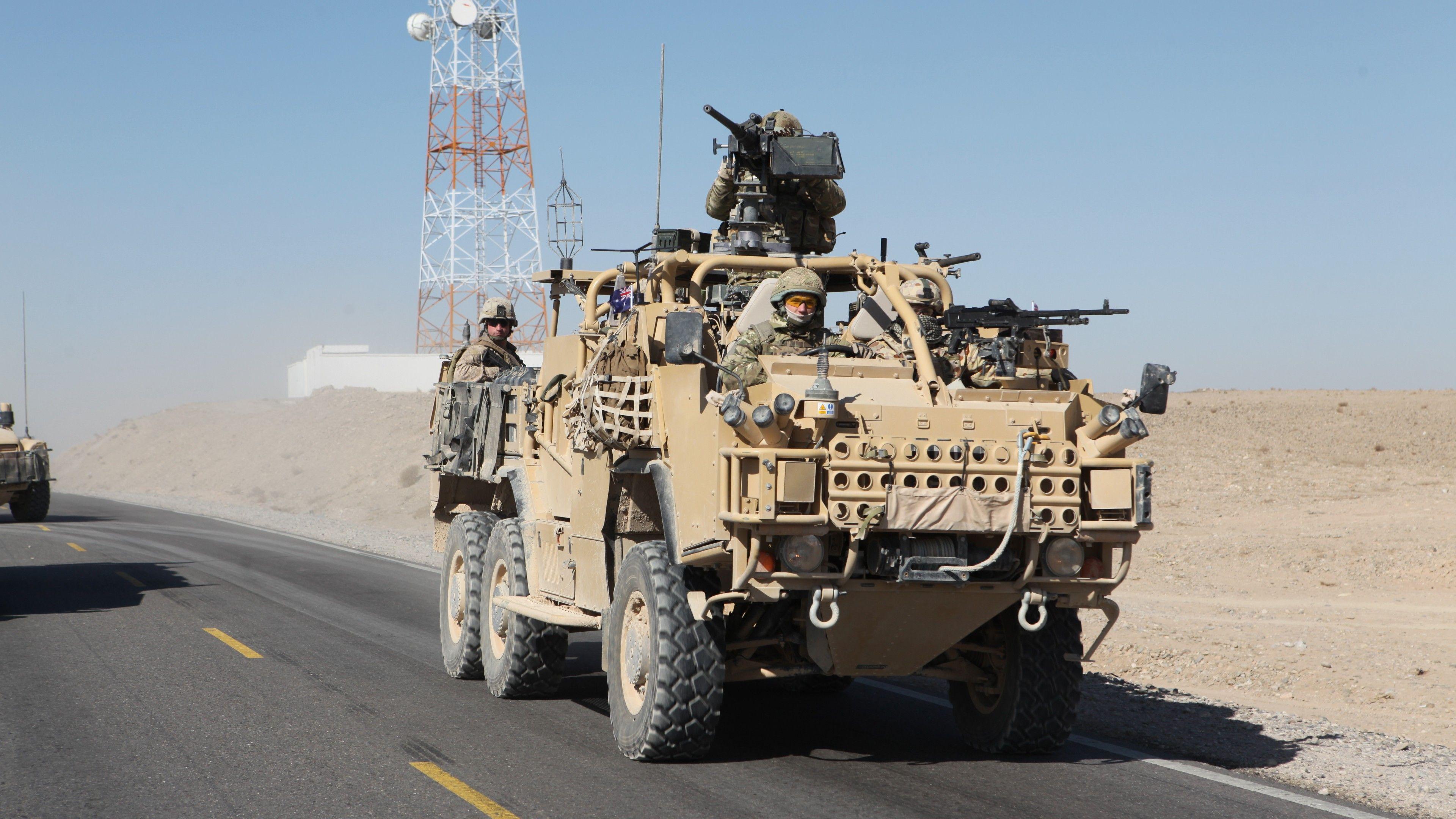 3840x2160 Wallpaper Jackal (vehicle), MWMIK, British Army, Military