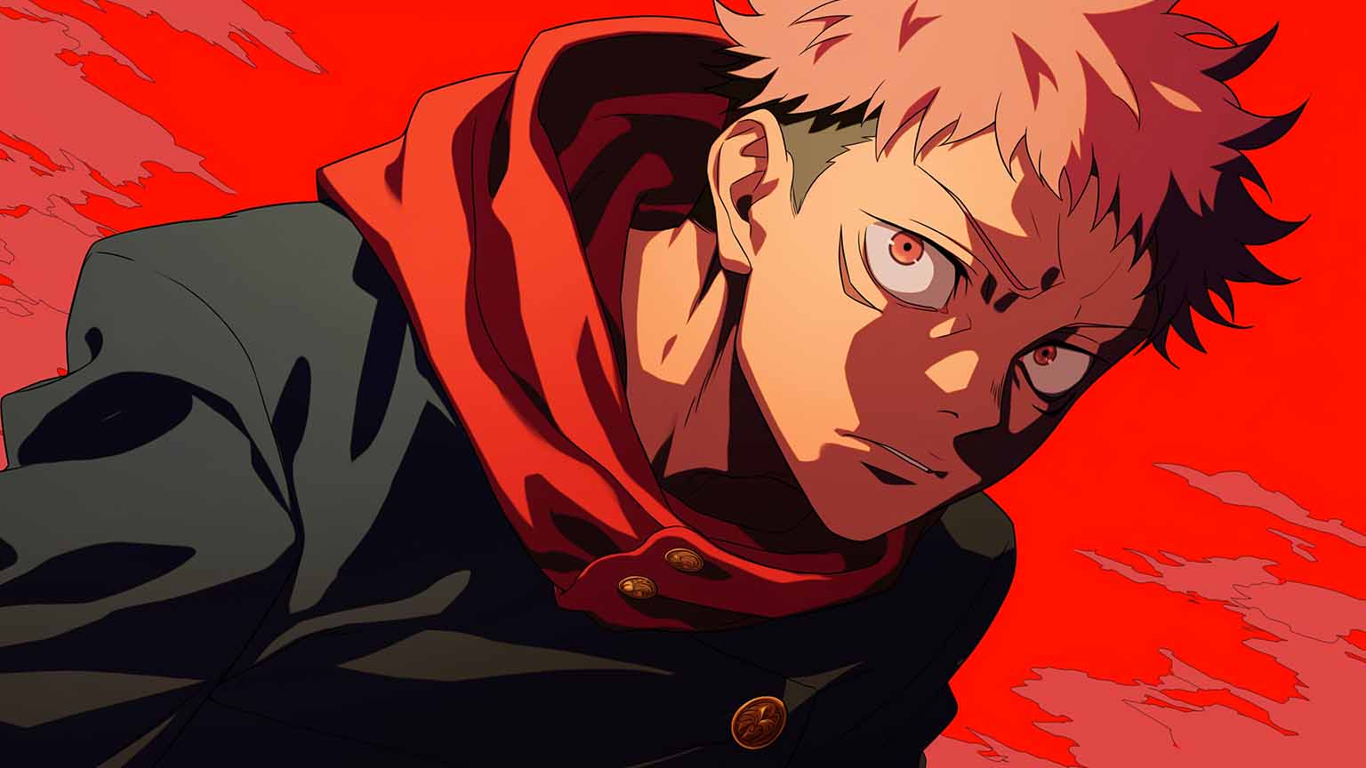 1536x864 Free Yuji Itadori Cursed Energy Release Desktop Wallpaper