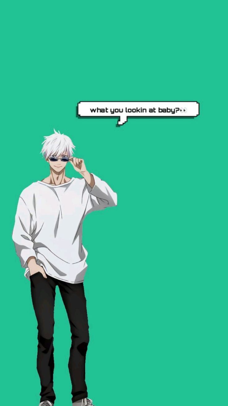 736x1308 Satoru Gojo: Unleash the Cursed Energy Wallpaper