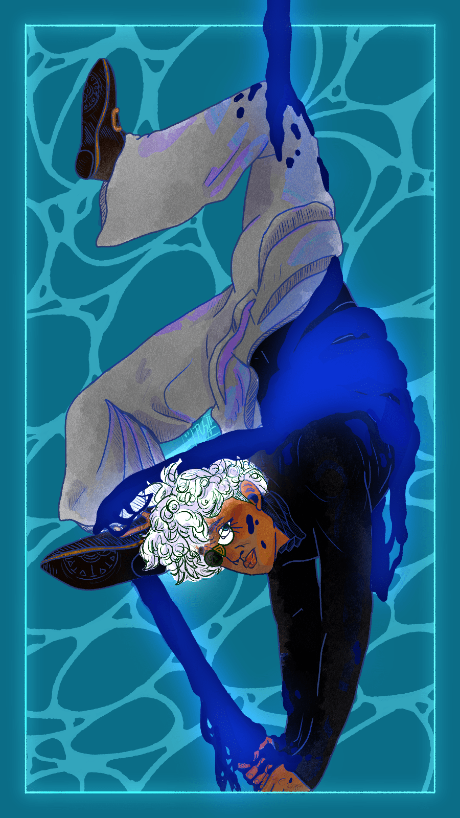 900x1600 qifrey hanging on by a thread, made this a phone wallpaper and am still so in love with it