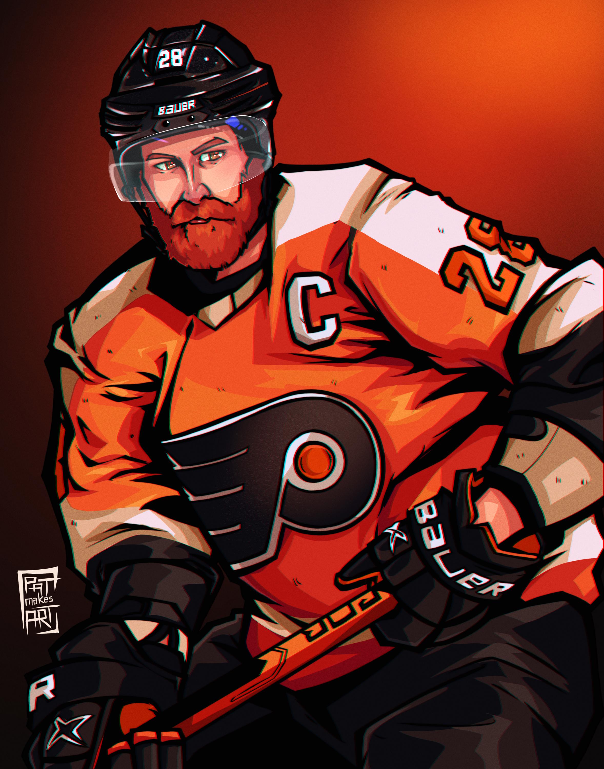 2356x3000 Claude giroux jersey