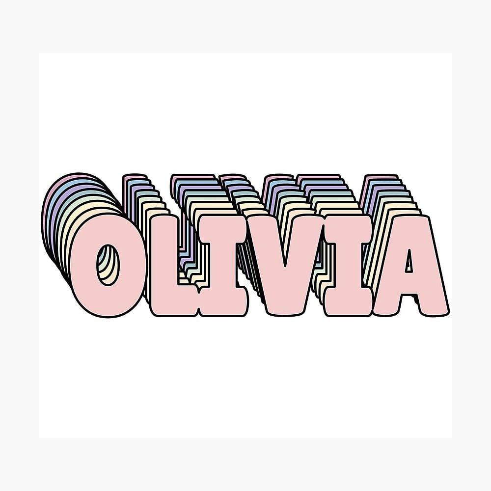 1000x1000 Olivia Name Greeting Card