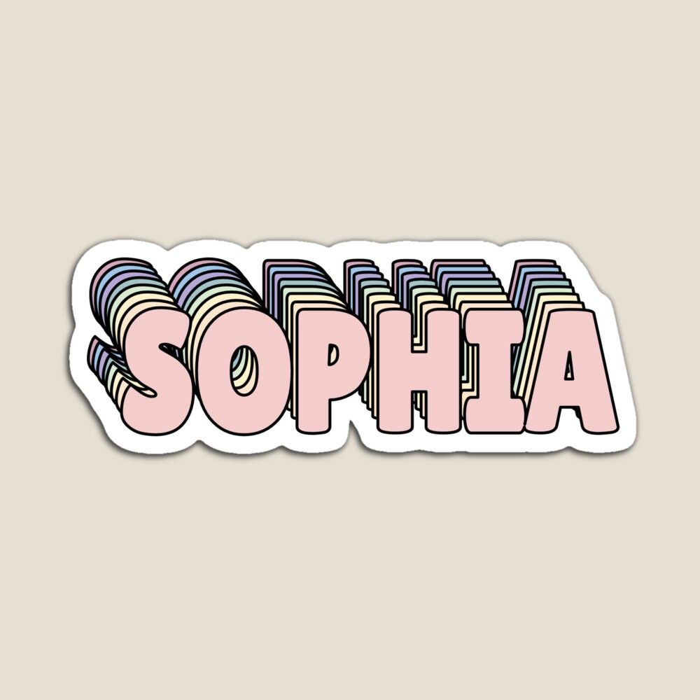 1000x1000 Sophia Name Greeting Card