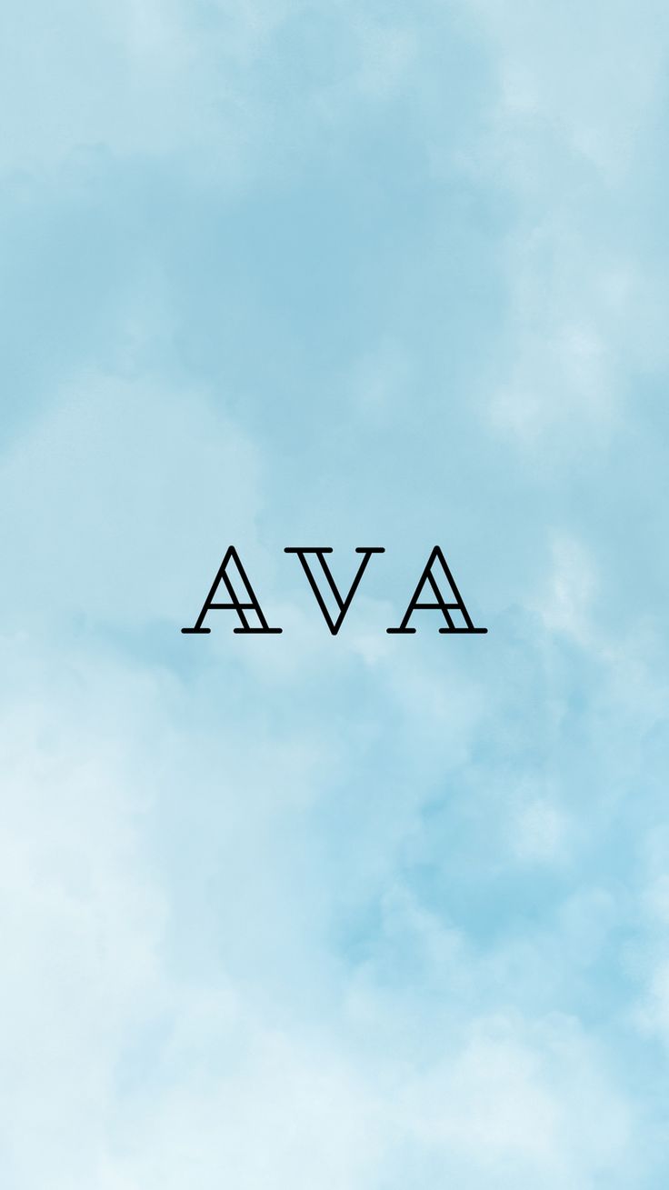 736x1309 Ava name phone wallpaper