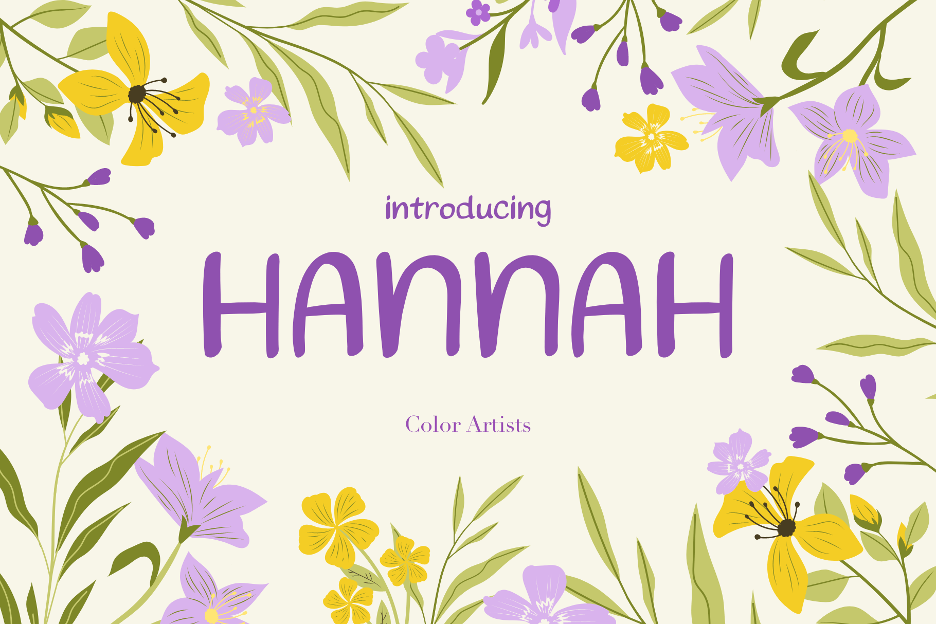 1820x1214 Hannah Font by MyFontsShop · Creative Fabrica