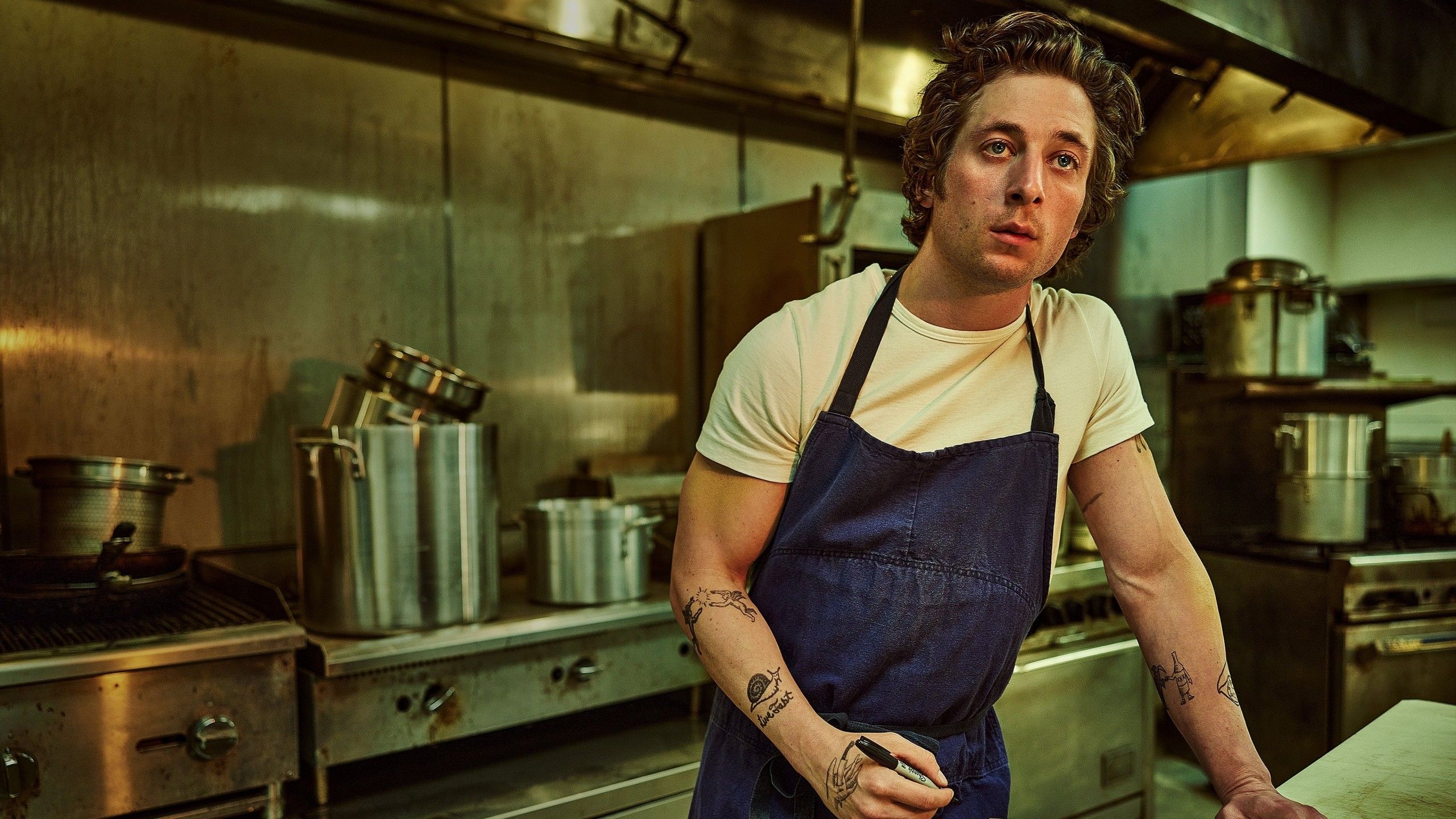 2560x1440 Jeremy Allen White 4K HD The Bear Season 1 Wallpaper