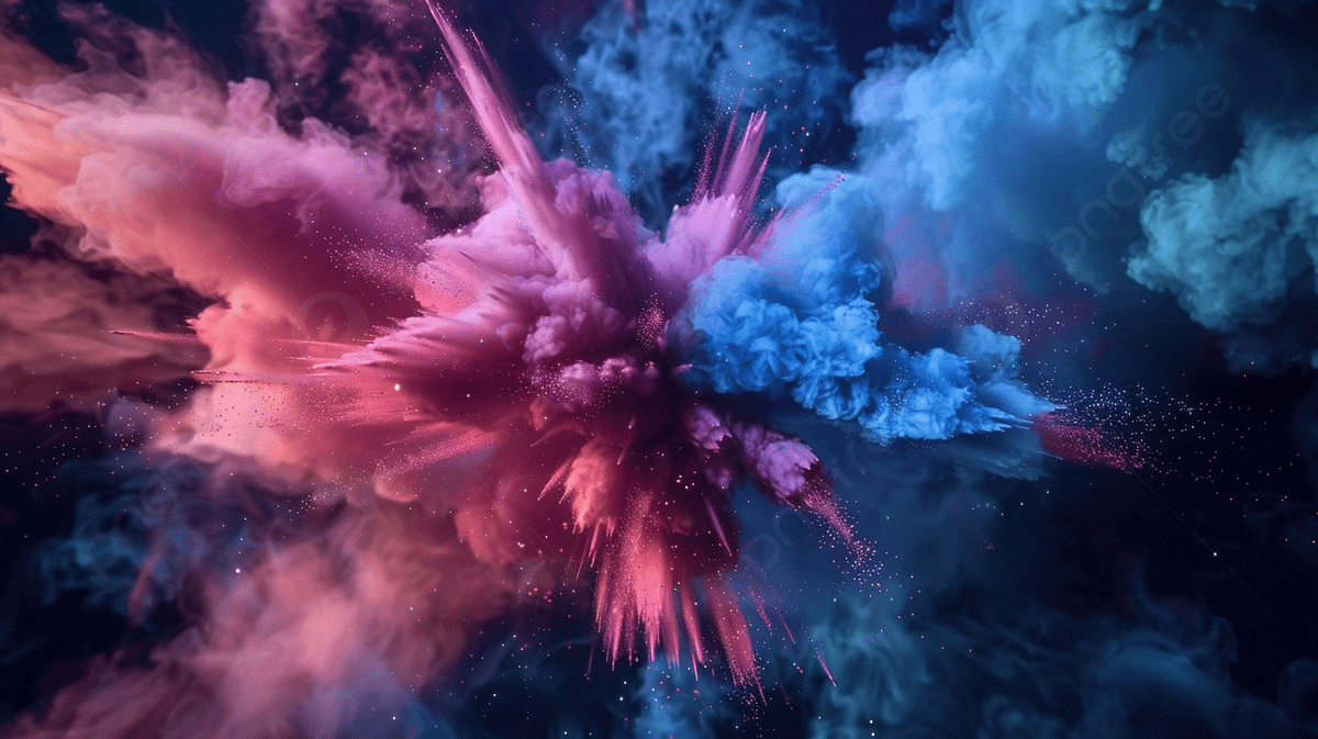 1200x673 Abstract Multi Color Powder Explosion On Black Background, Paint, Neon, Space Background Image And Wallpaper for Free Download