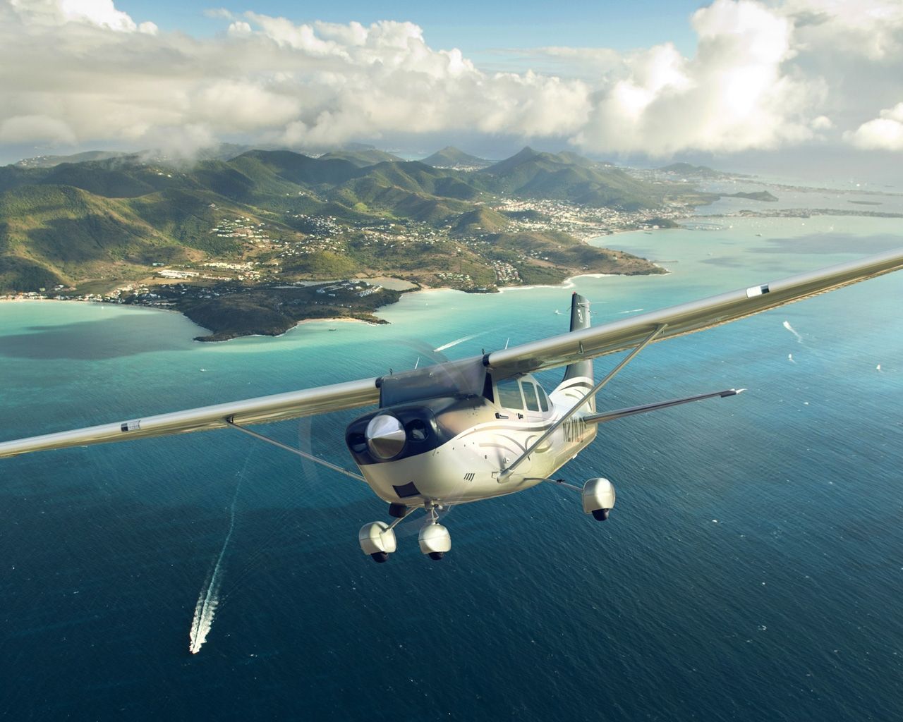 1280x1024 Cessna 152 Wallpaper