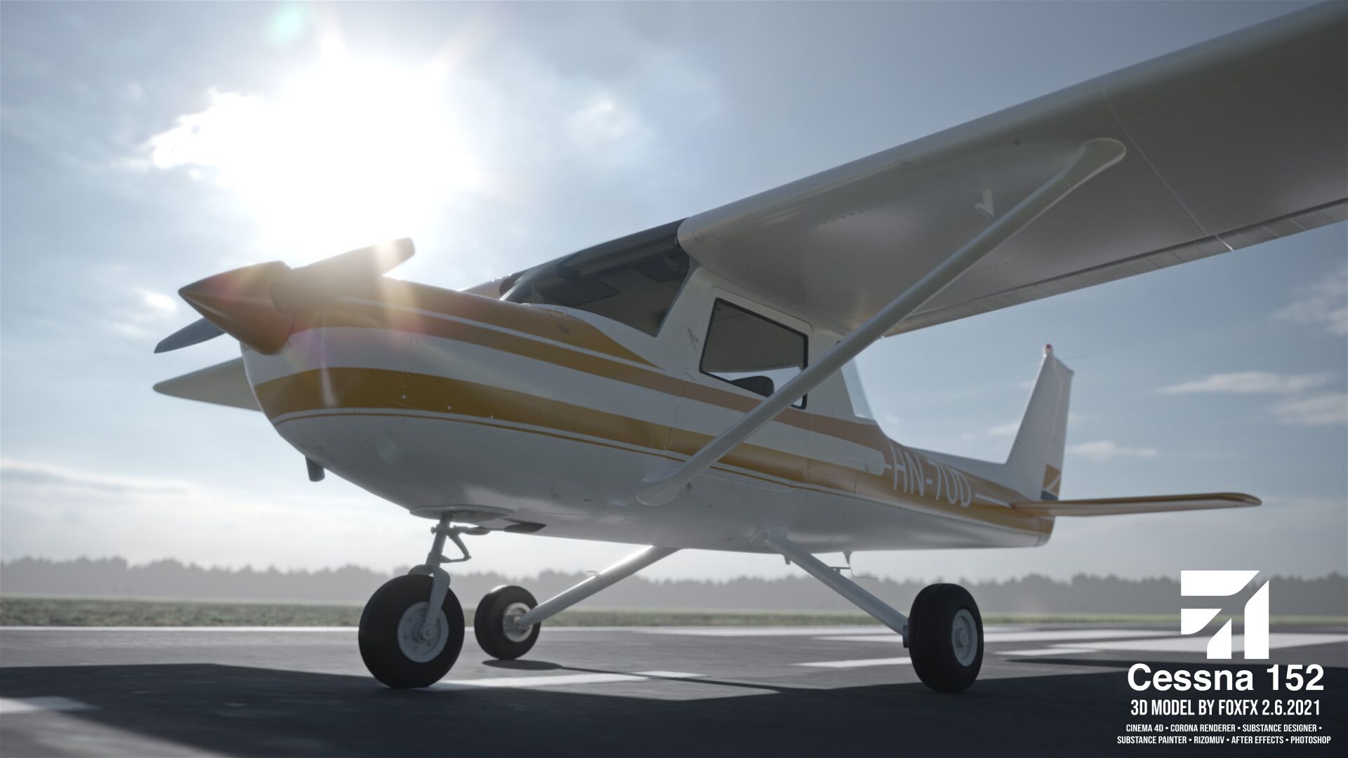 1920x1080 Fox FX 152 Plane