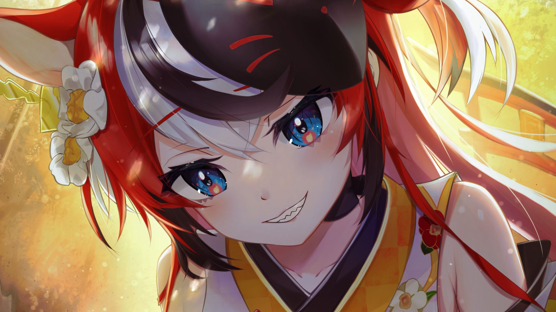 1920x1080 Hakos Baelz. Desktop wallpaper. 1920x1080