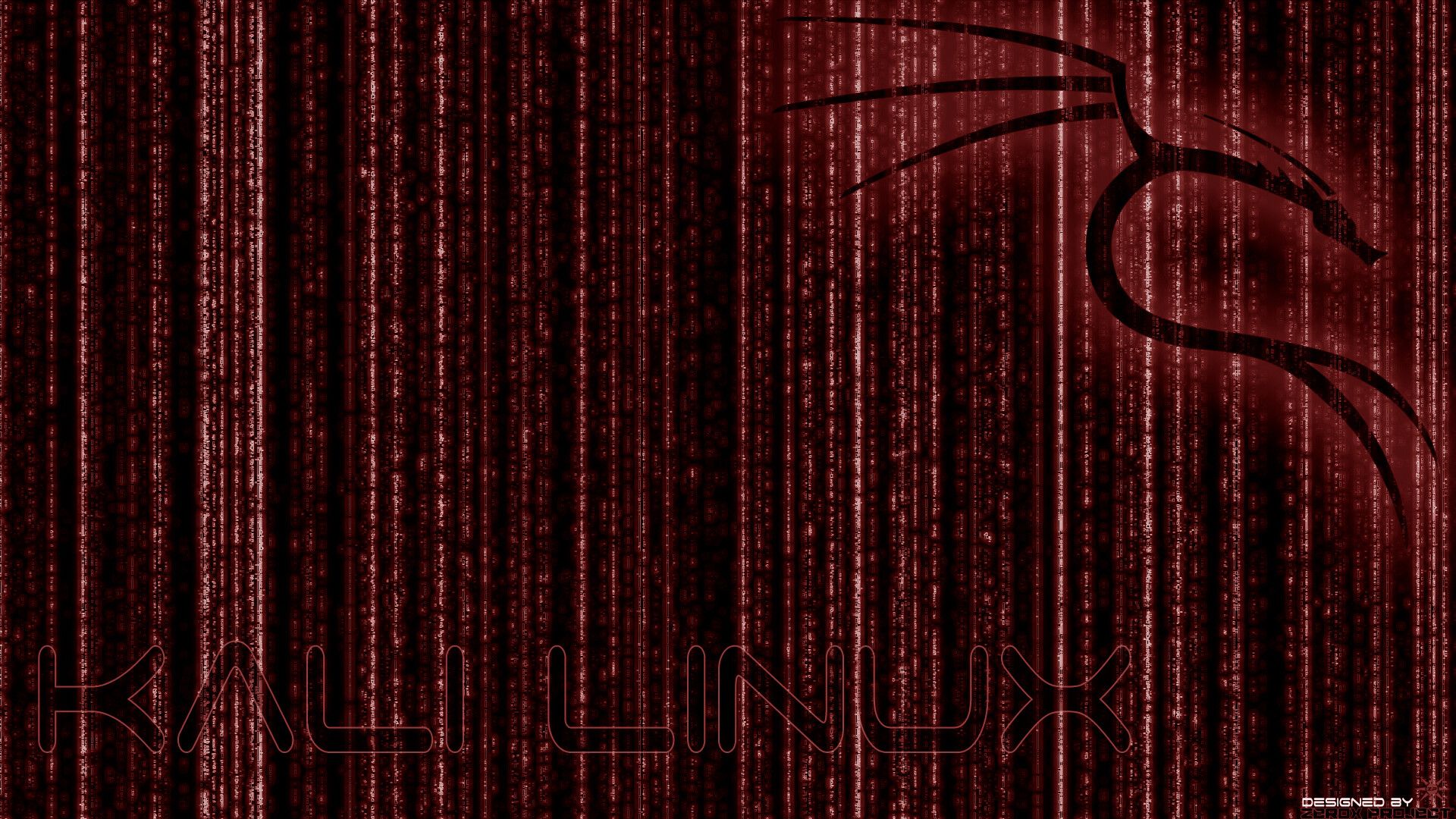 1920x1080 Kali Linux BackTrack Wallpaper Red