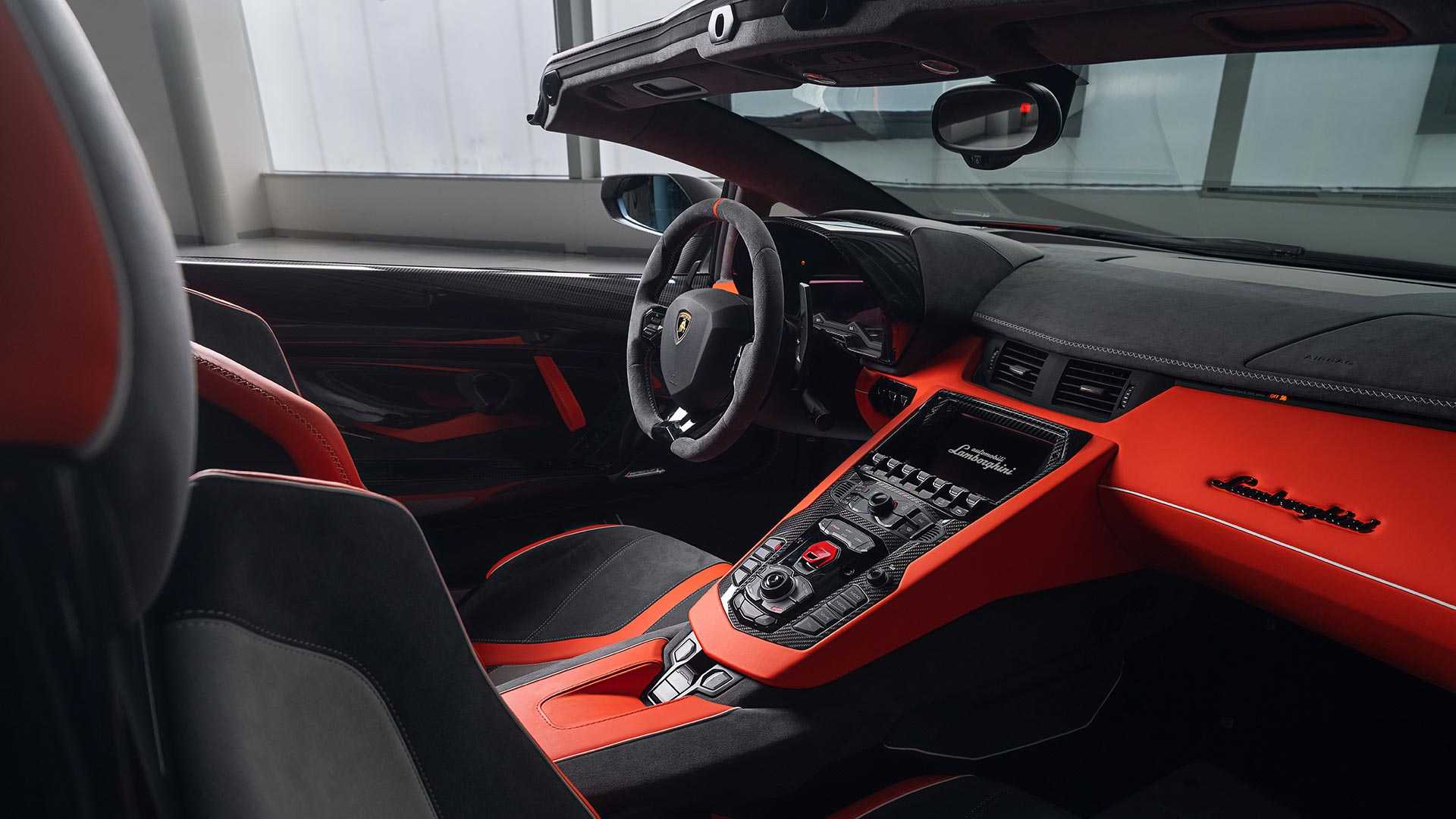 1920x1080 Lamborghini Aventador SVJ 63 Roadster Interior Wallpaper 11