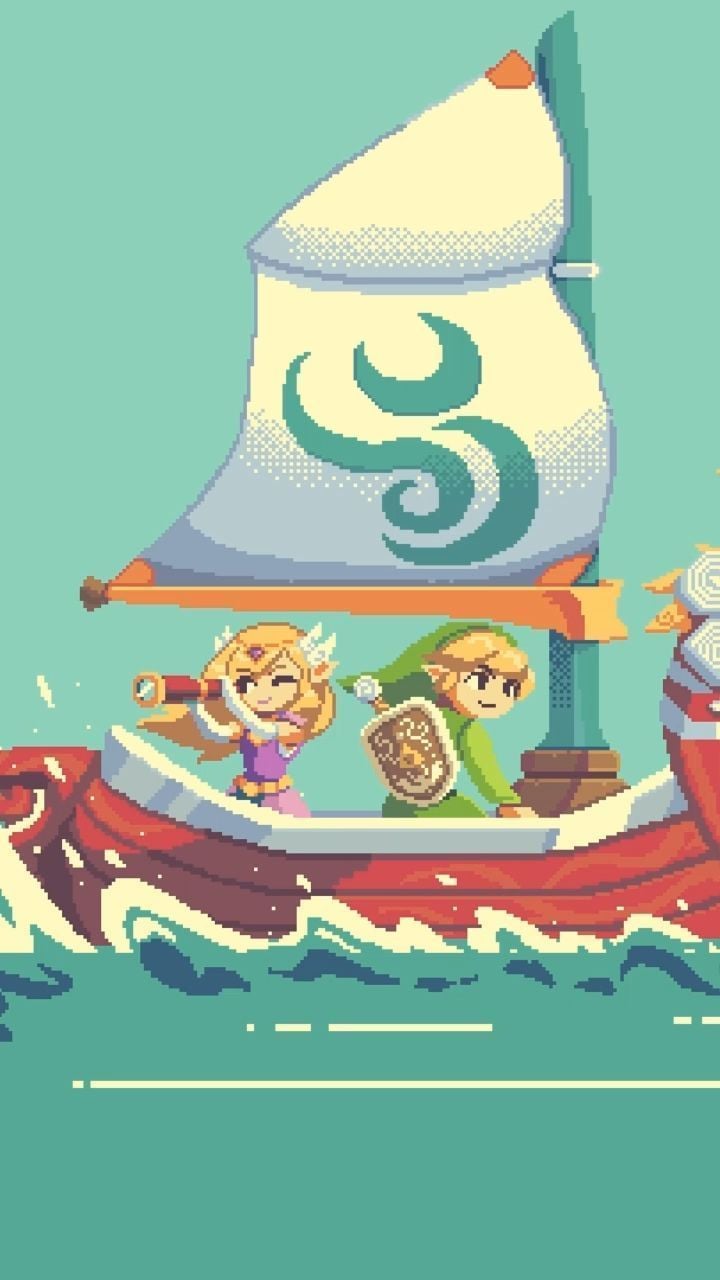 720x1280 Zelda Wind Waker Pixel Live Wallpaper