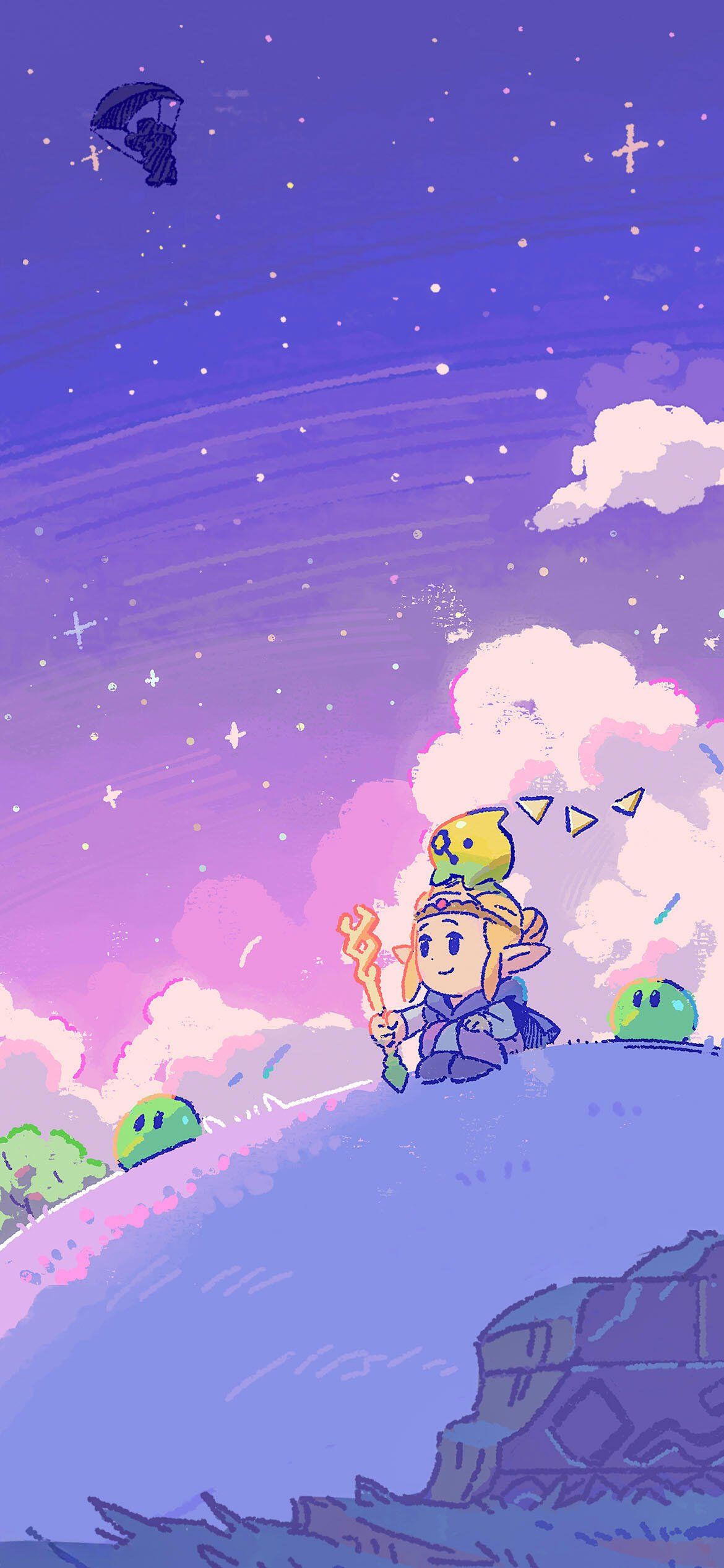 1170x2532 Echoes of Wisdom: The Legend of Zelda Nightfall Wallpaper