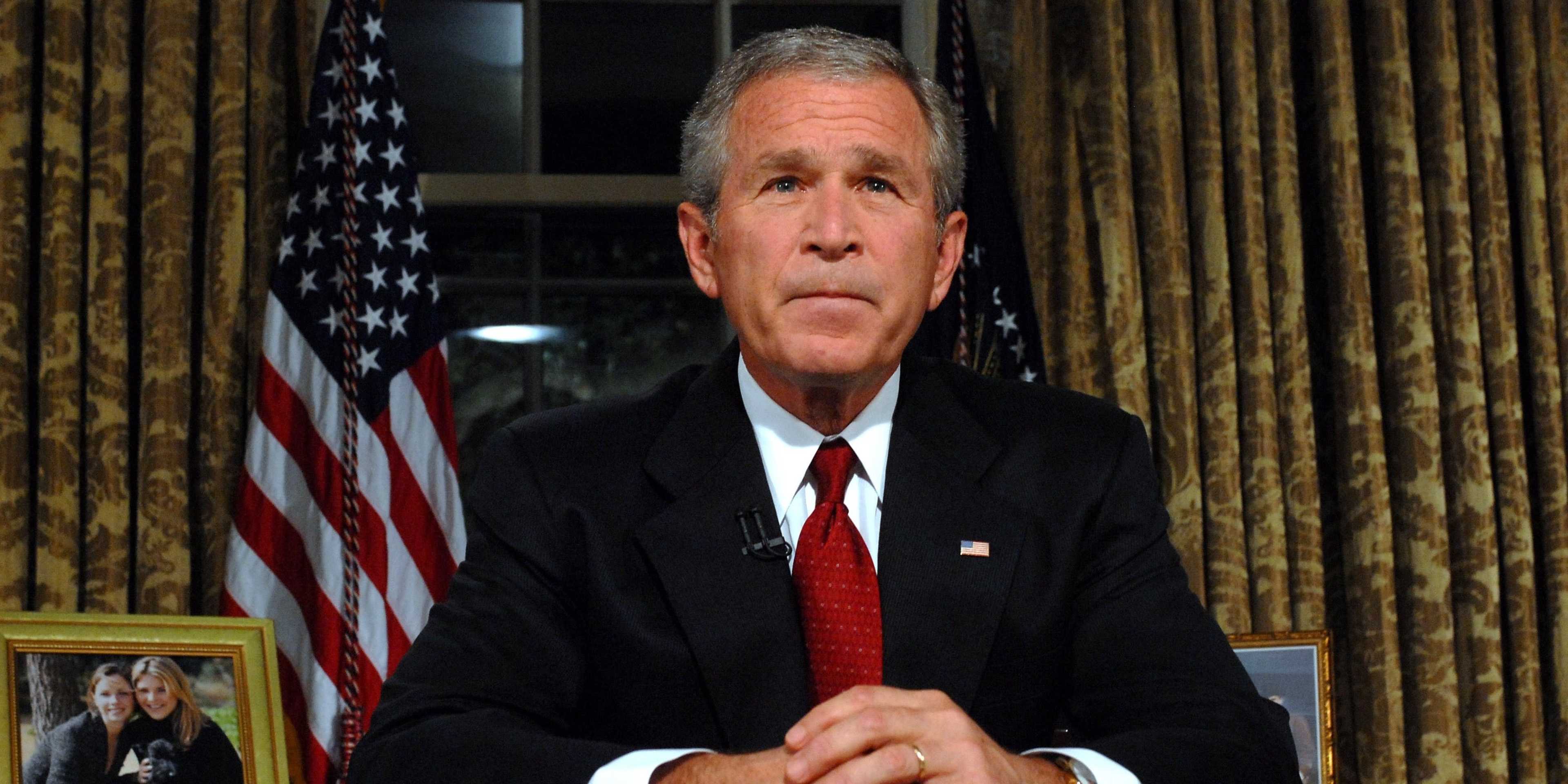 3840x1920 George W. Bush, Presidency & Wife