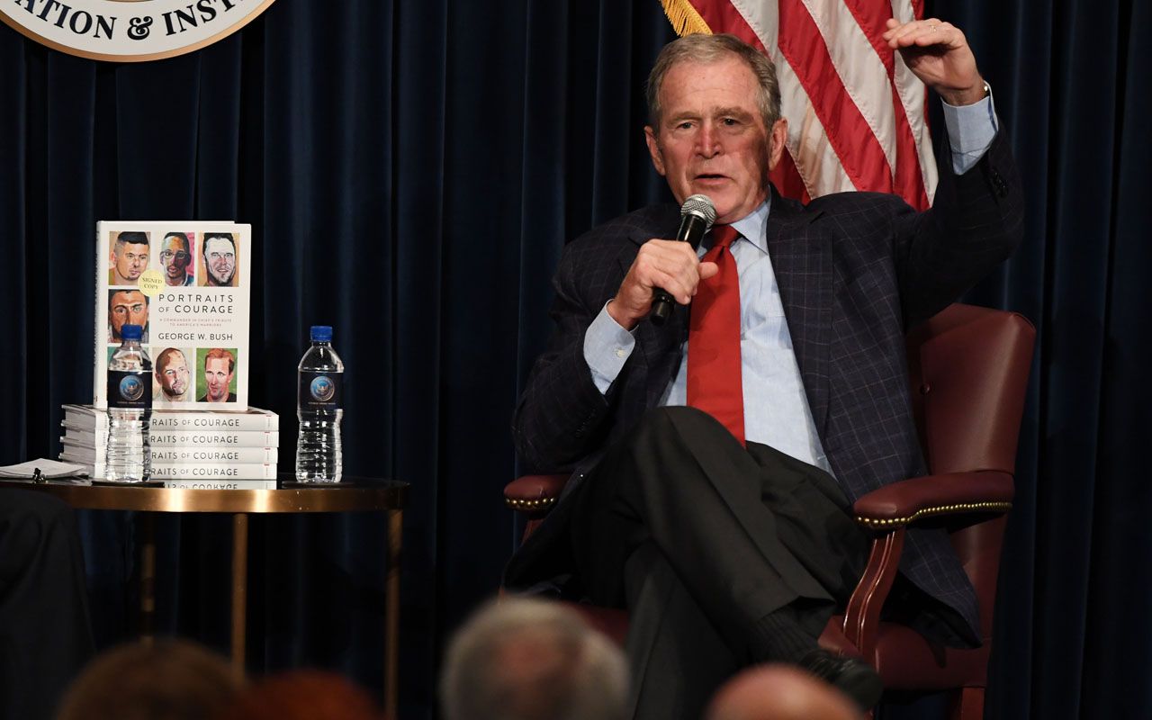 1280x800 George W. Bush exhibits his portraits of US war veterans. The Guardian Nigeria News and World News