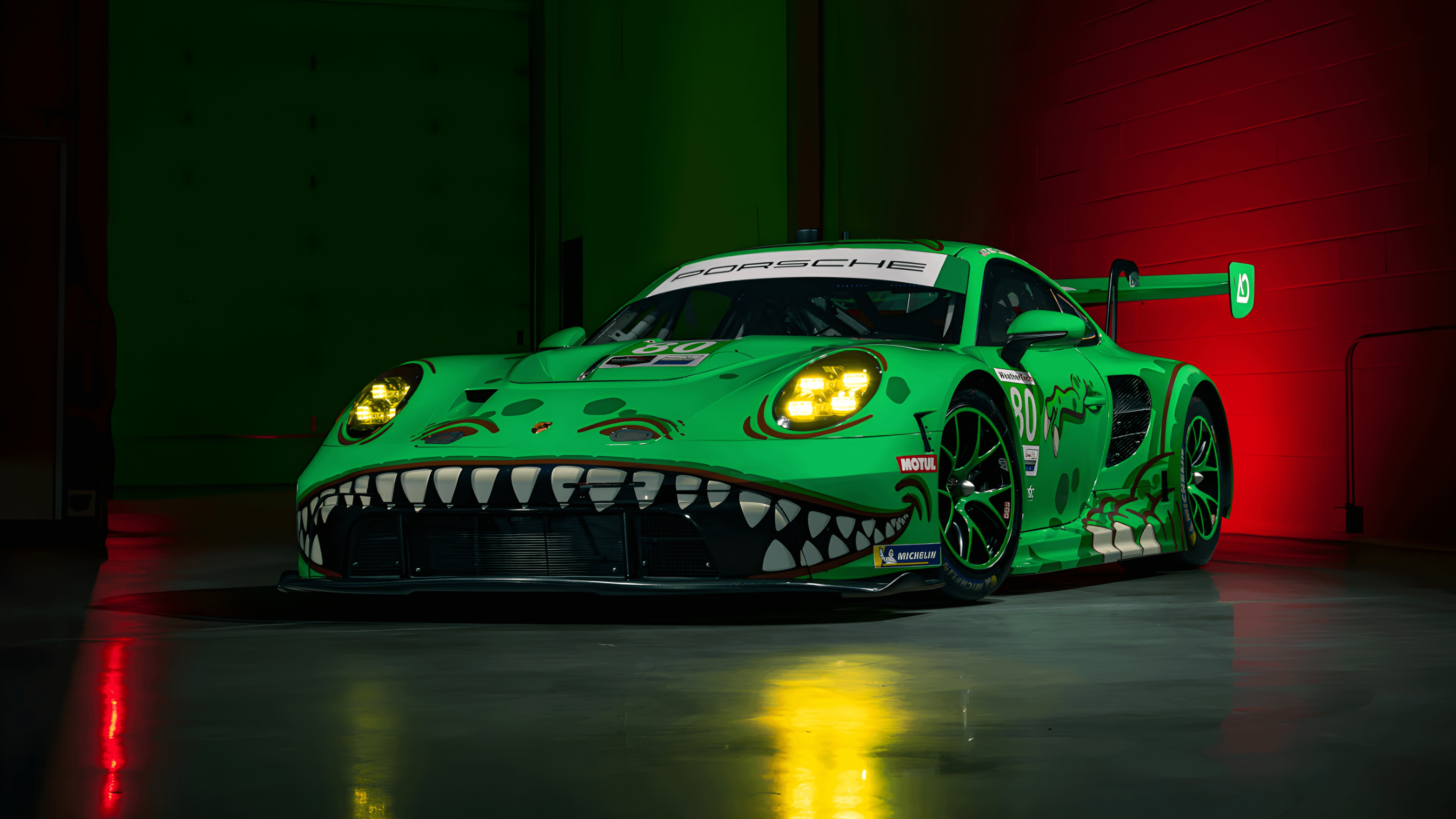 3840x2160 AOracing Porsche GT3 (992) Rawr / Rexy wallpaper -Upscaled Photo 4K- [3840x2160]