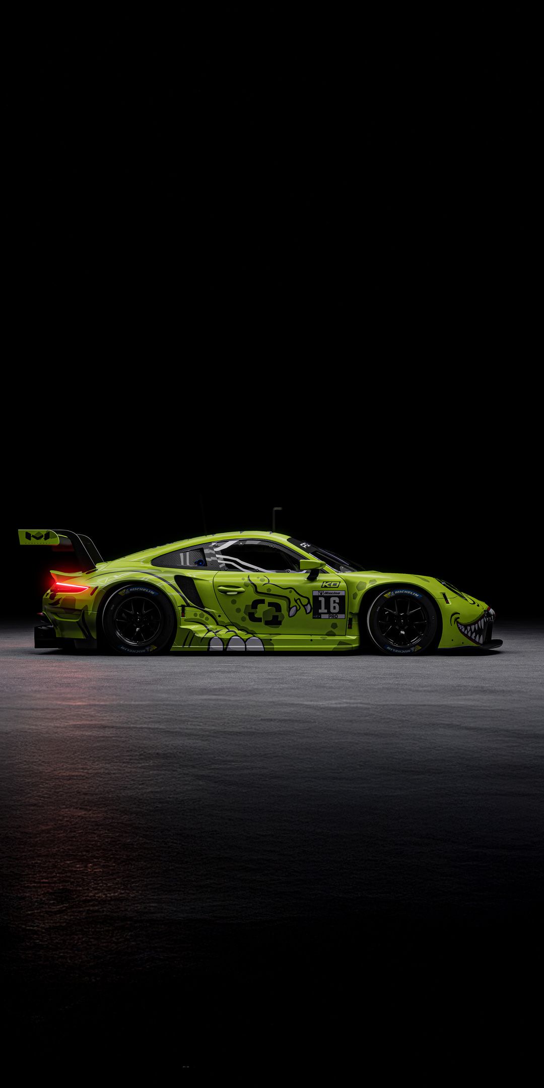 1080x2160 Quadrant Themed Fluro Rexy Porsche 911 Rsr 19 Sprint One Plus 5T, Honor 7x, Honor view Lg Q6 , HD 4k Wallpaper, Image, Background, Photos and Picture