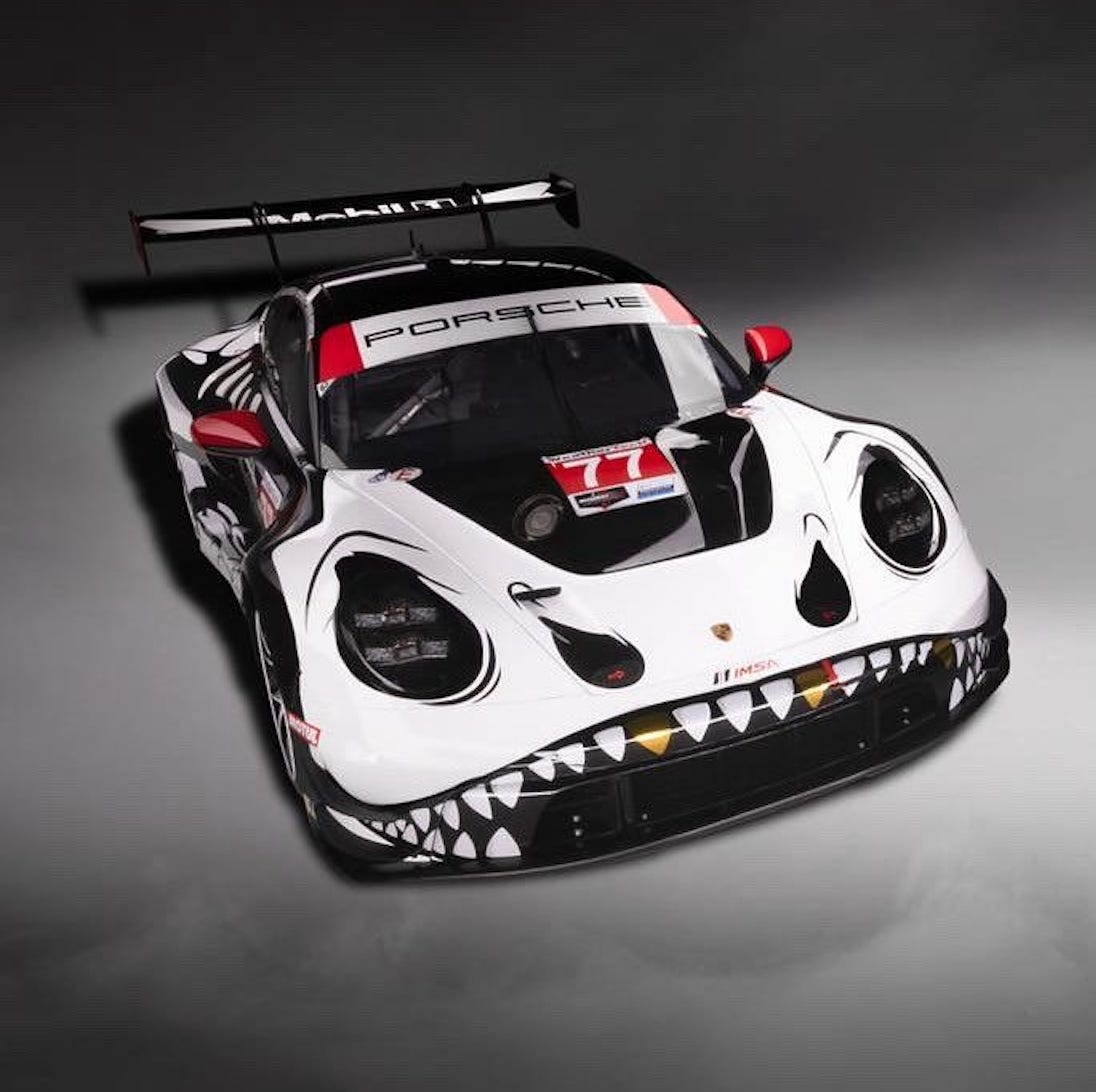 1096x1092 AO Racing to End IMSA Season with Spooky 'Skeleton' Liveries for Petit Le Mans
