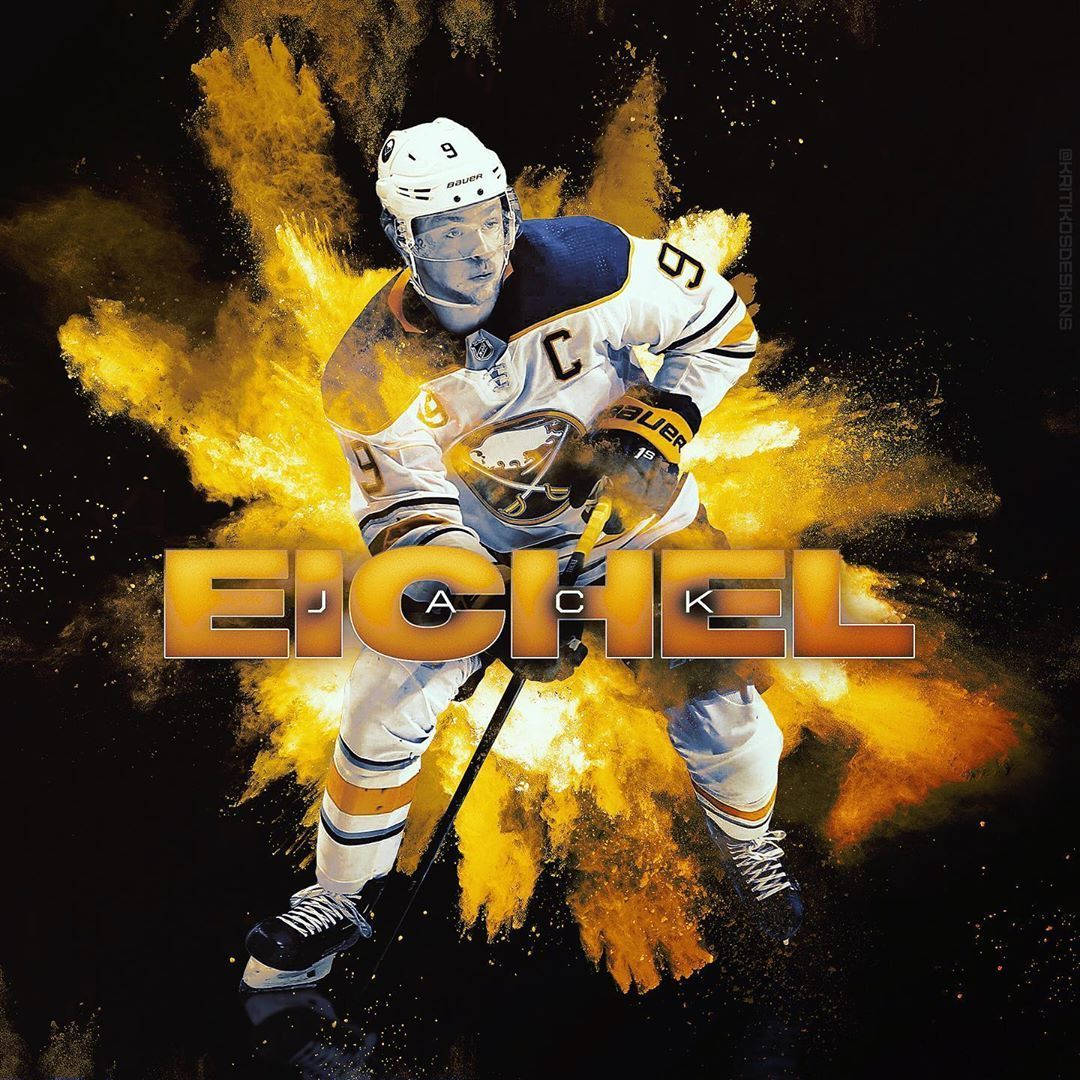 1080x1080 Download Jack Eichel Buffalo Sabres Fan Poster Wallpaper