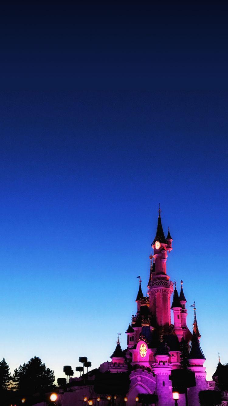 750x1334 Disney Paris Castle Phone Wallpaper