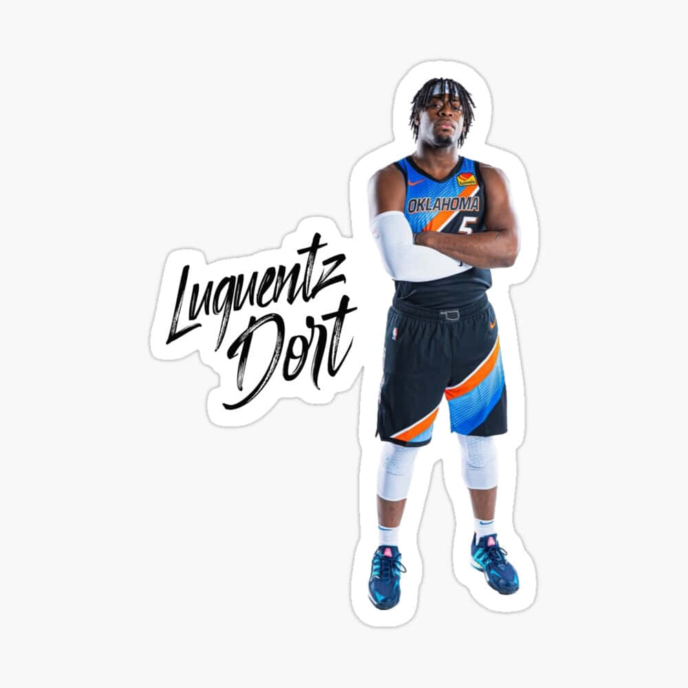 1000x1000 Download NBA Luguentz Dort Graphic Art Wallpaper