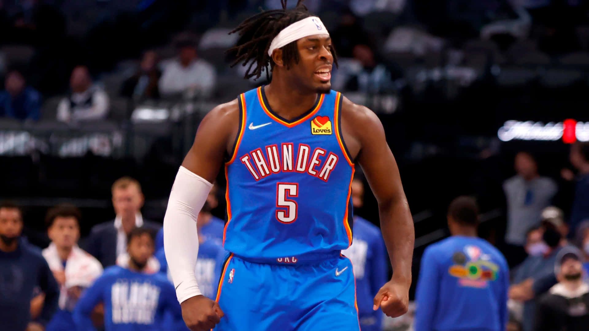 1920x1080 Download NBA League Thunder Luguentz Dort Wallpaper