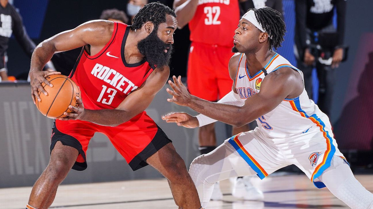 1296x729 James Harden Vs. Luguentz Dort Is The NBA's Best One On One Battle
